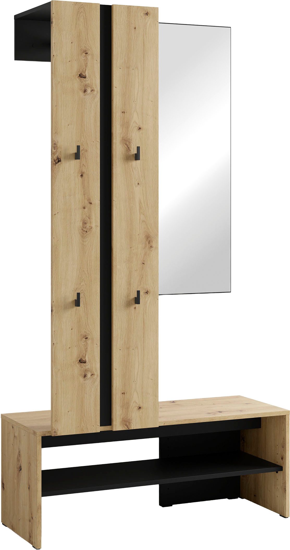 byLIVING Kompaktgarderobe Dielen - Set Nante (2-St) maximale Ordnung auf we günstig online kaufen