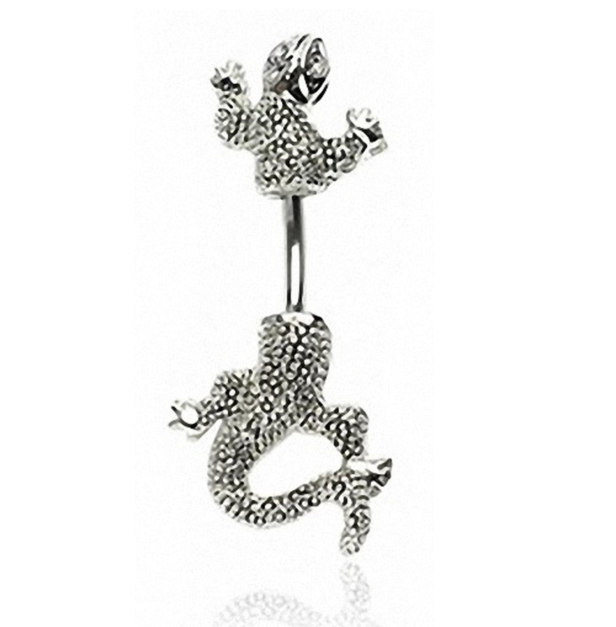 Taffstyle Bauchnabelpiercing Piercing Chirurgenstahl Kristall Eidechse günstig online kaufen