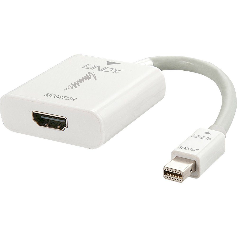 LINDY 41069 Mini-DisplayPort / HDMI Konverter [1x DisplayPort Stecker TV-Adapter
