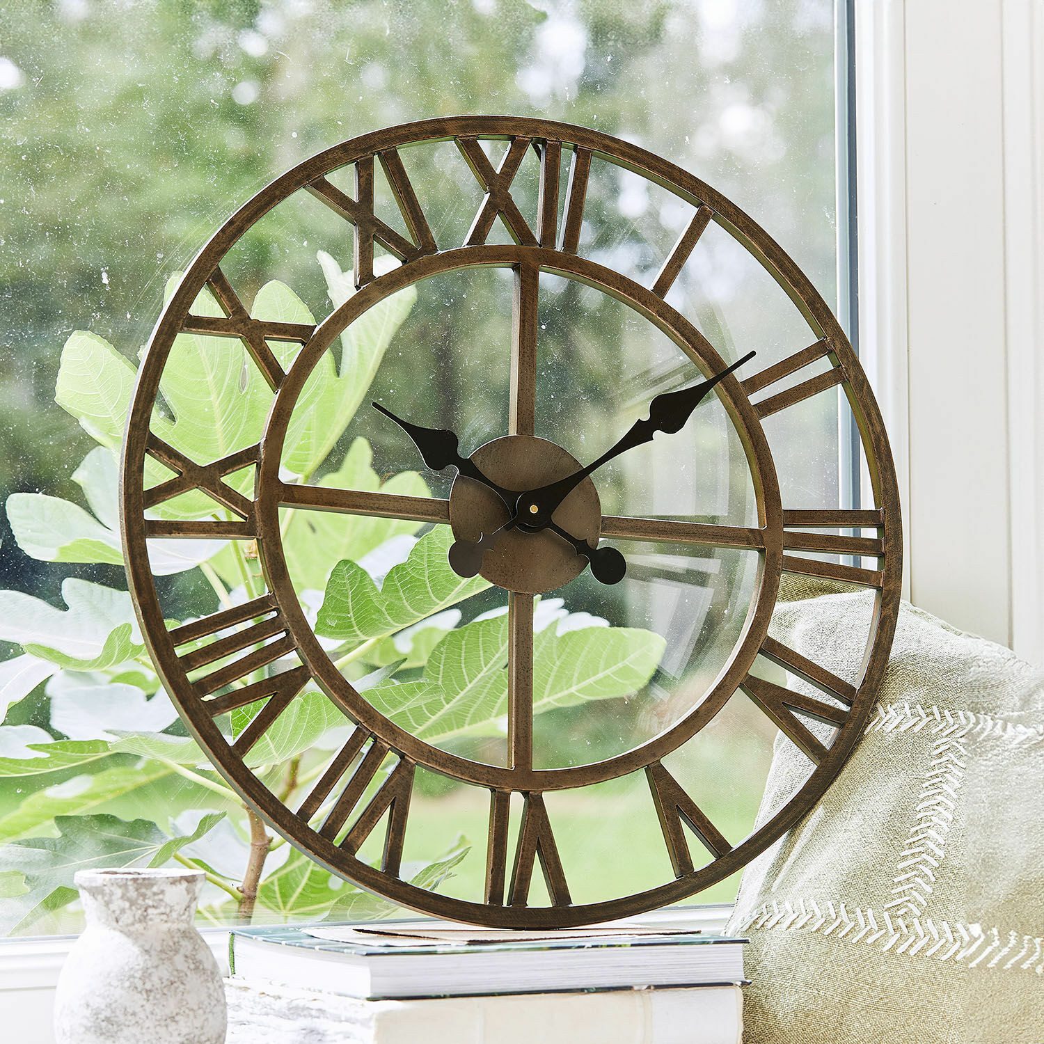 Mirabeau Wanduhr Uhr Vigo antikschwarz
