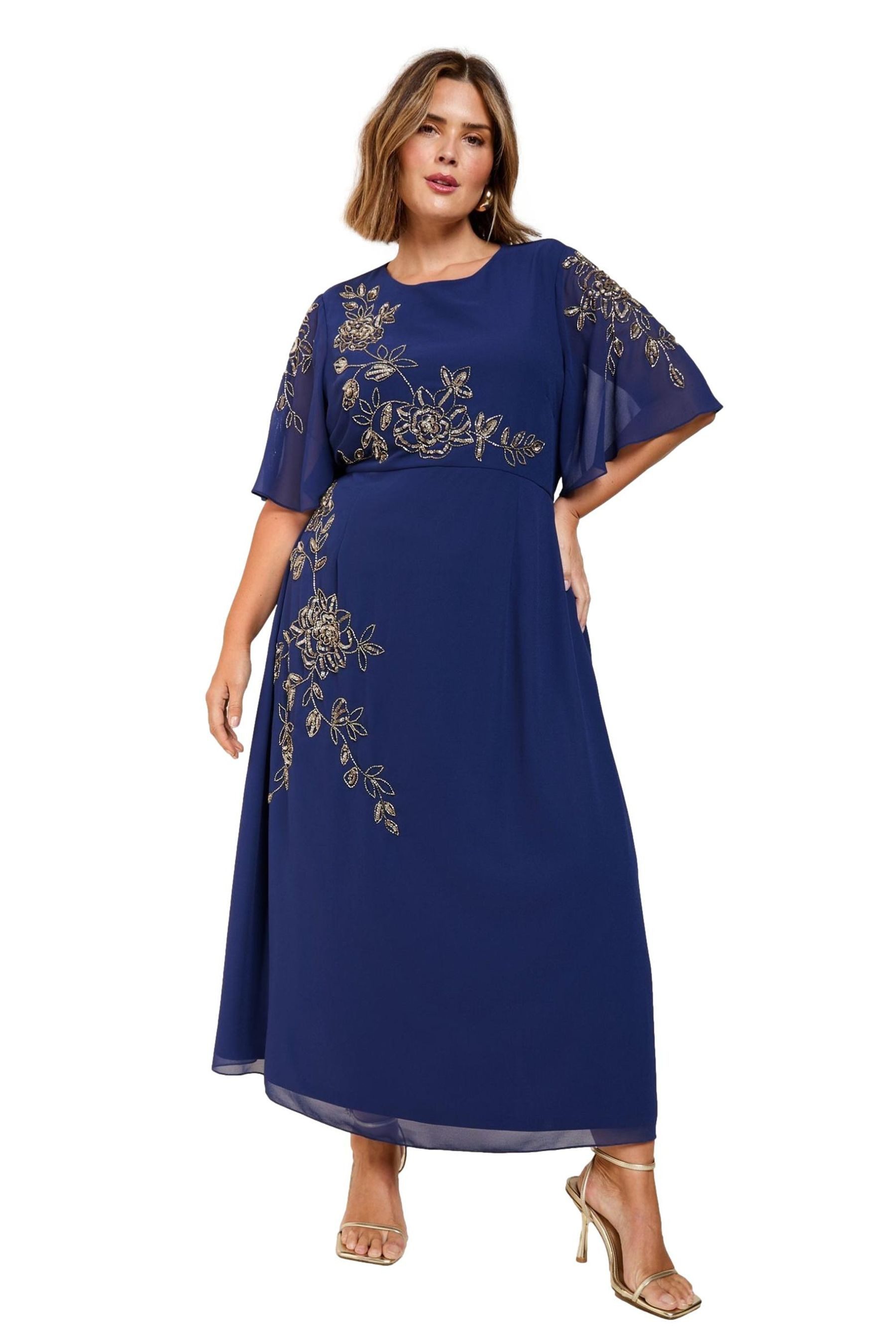 Friends Like These Midikleid Friends Like These Midikleid mit Verzierung, C günstig online kaufen