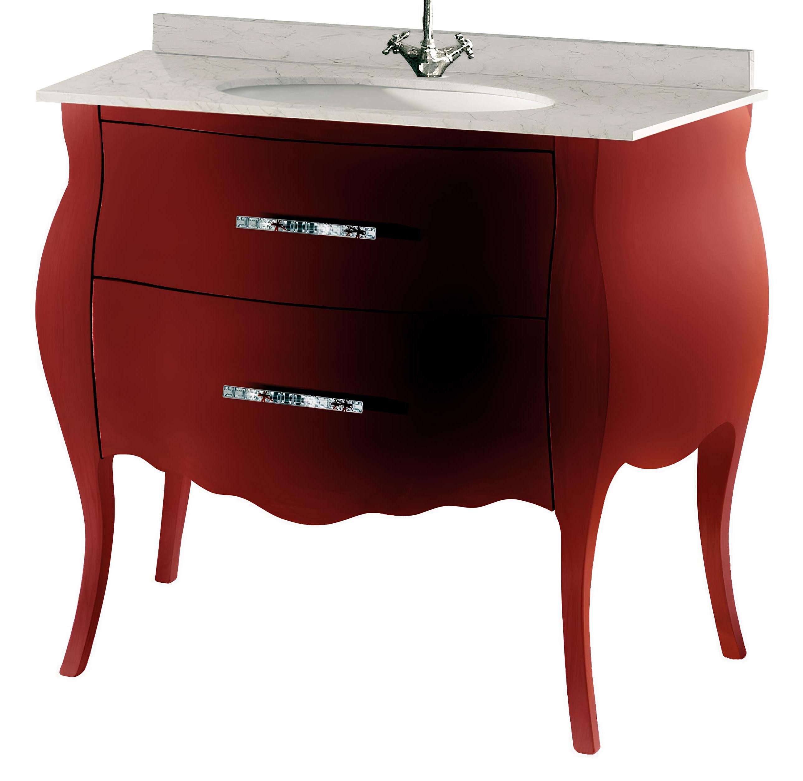 Xlmoebel Waschtisch Neuer Holzmöbel-Schrank mit Regalen für verschiedene Zwecke (1-St., Unterspülschrank), Hergestellt in Europa