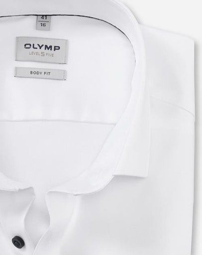 Businesshemd Level OLYMP body 5 fit weiß