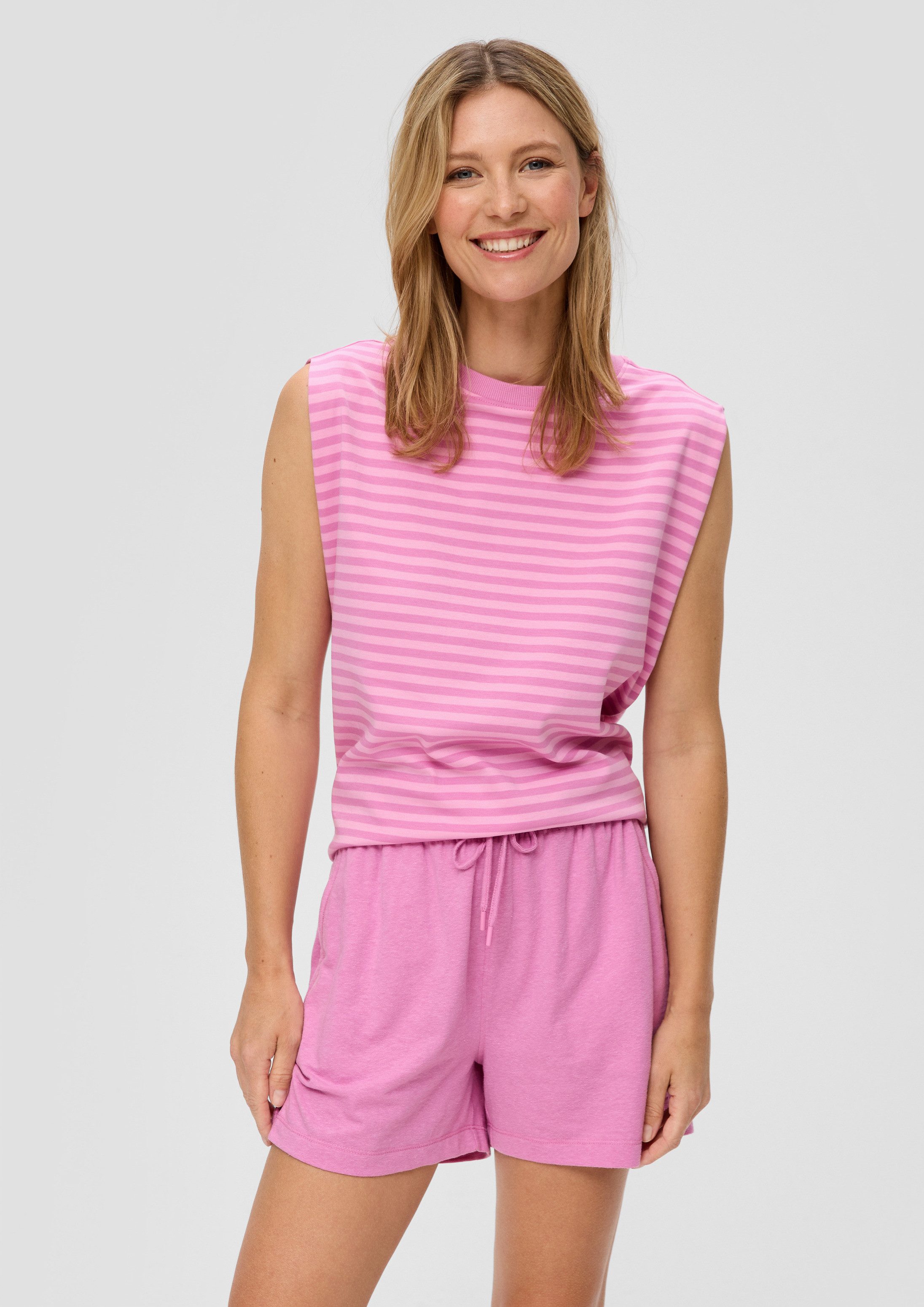 s.Oliver Shorts Short Shorts aus Jersey mit elastischem Bund