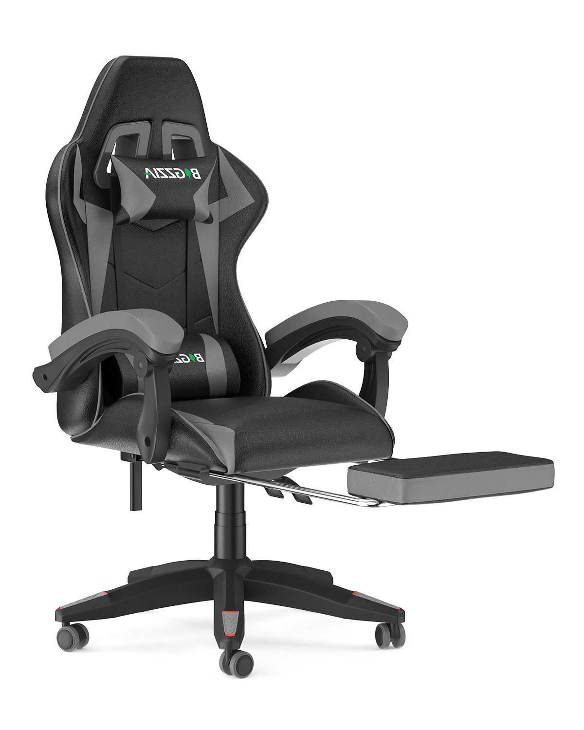Gaming-Stuhl mit Fußstütze - Gamer Stühle Ergonomisch mit Lendenkissen