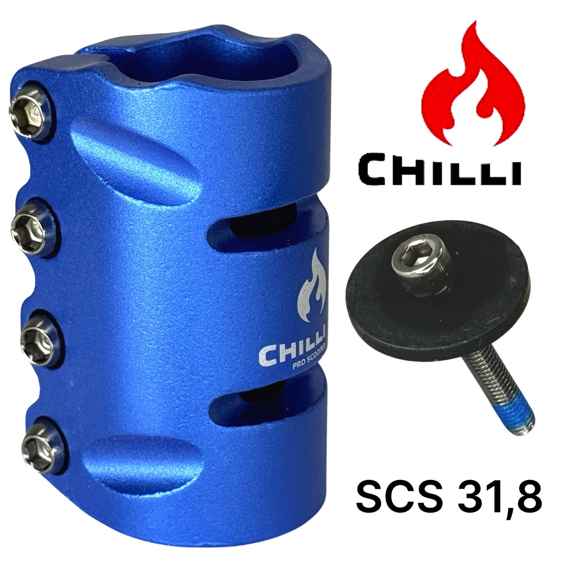 Chilli Pro Scooter Stuntscooter Chilli Pro Scooters SCS-4 Bolts Stunt-Scooter Klemme SCS 32/35