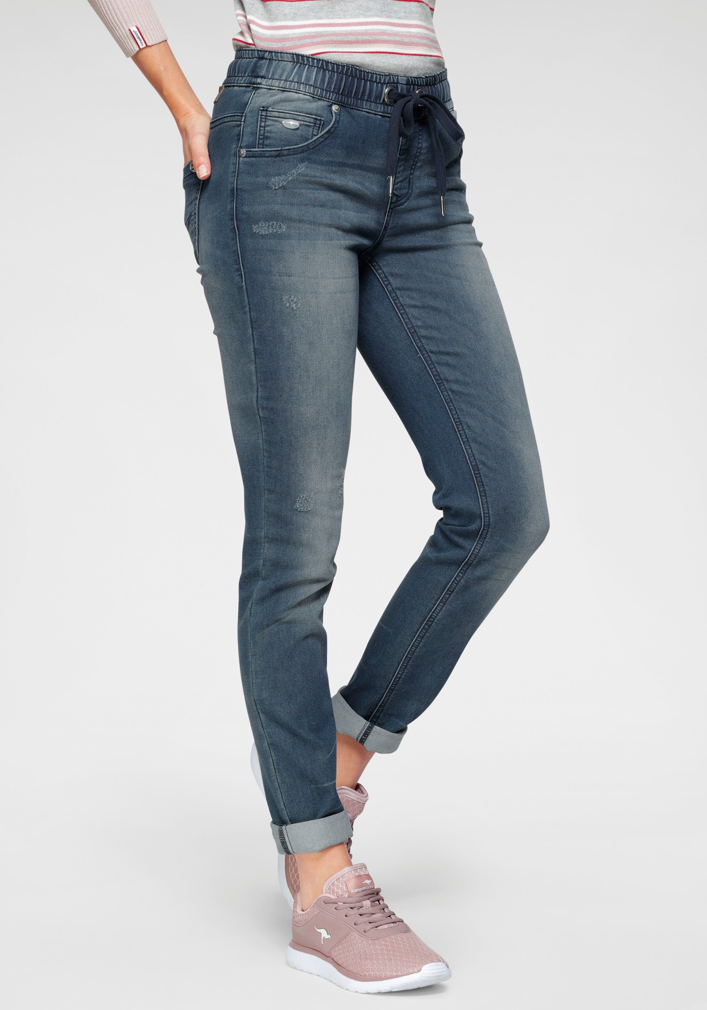 KangaROOS Jogg Pants entspannte Passform, weite günstig online kaufen