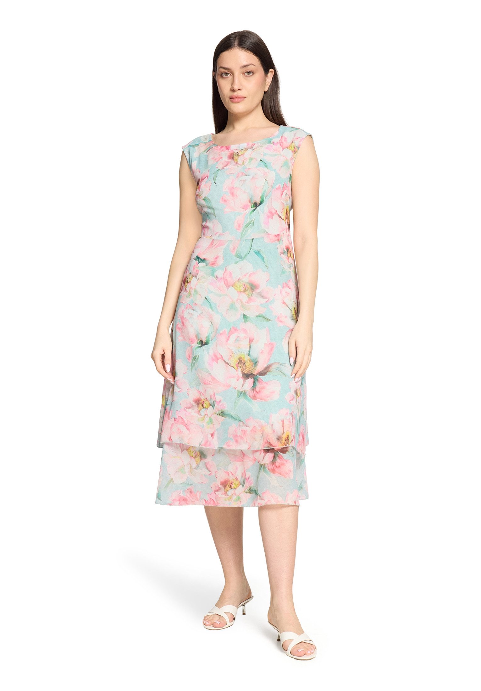 Betty Barclay Chiffonkleid Damen mit Bindegürtel günstig online kaufen