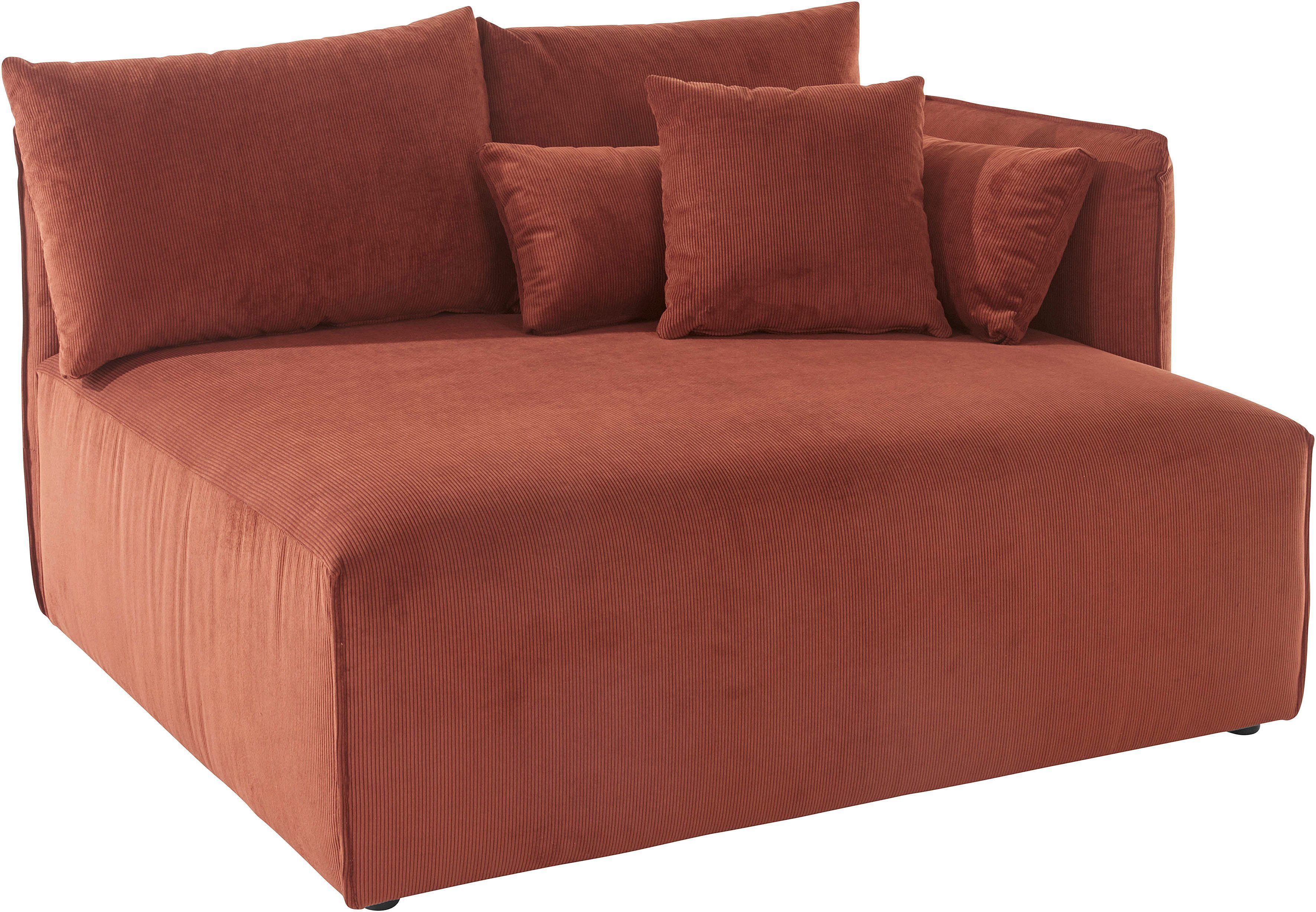 OTTO home Ottomane Nöre, kurzes Lounge-Modul - zum Zusammenstellen, Breite 138 cm, Tiefe 128 cm. Reduzierter Preis € 789,99. Unverbindliche Preisempfehlung € 999,99