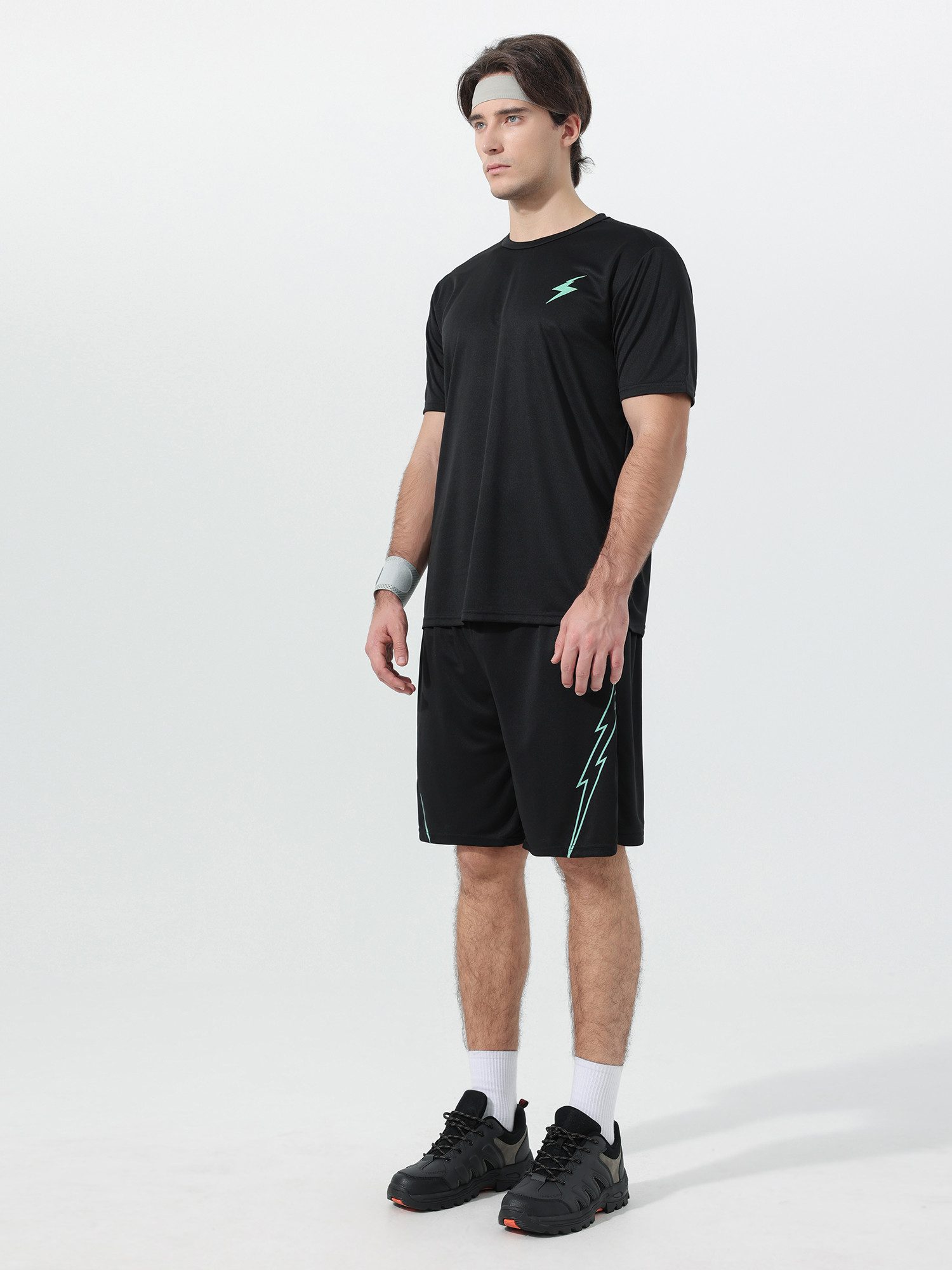 YOUTHUP Sportanzug, Herren Sportanzug mit Farbverlauf Regular Fit Set