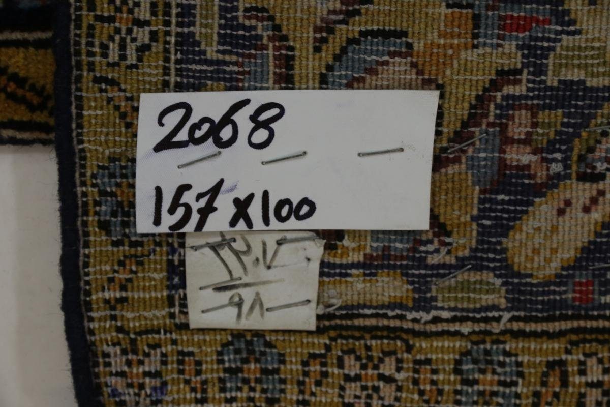 99x156 Höhe: rechteckig, Trading, Handgeknüpfter Nain Ghom Orientteppich Orientteppich Perserteppich, mm / 10