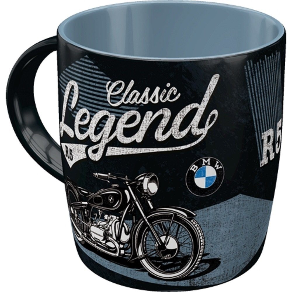 BMW Tasse BMW Classic Legend Motorrad Kaffee Becher Kaffeetasse Motorsport Tasse, 1-tlg.