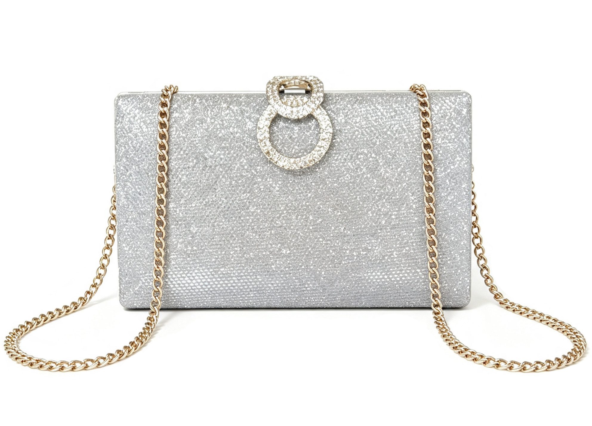 nsihing Abendtasche Ketten-Abendtasche, Damen-Clutch, ideal für Bräute, Hochzeiten und Partys