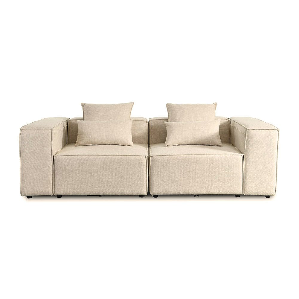HOME DELUXE Loungesofa Modulares Sofa FINO - S 240 x 70 x 120 cm, Ecksofa, 2 Sitzer, Couch, Wonhzimmersofa, Modulsofa