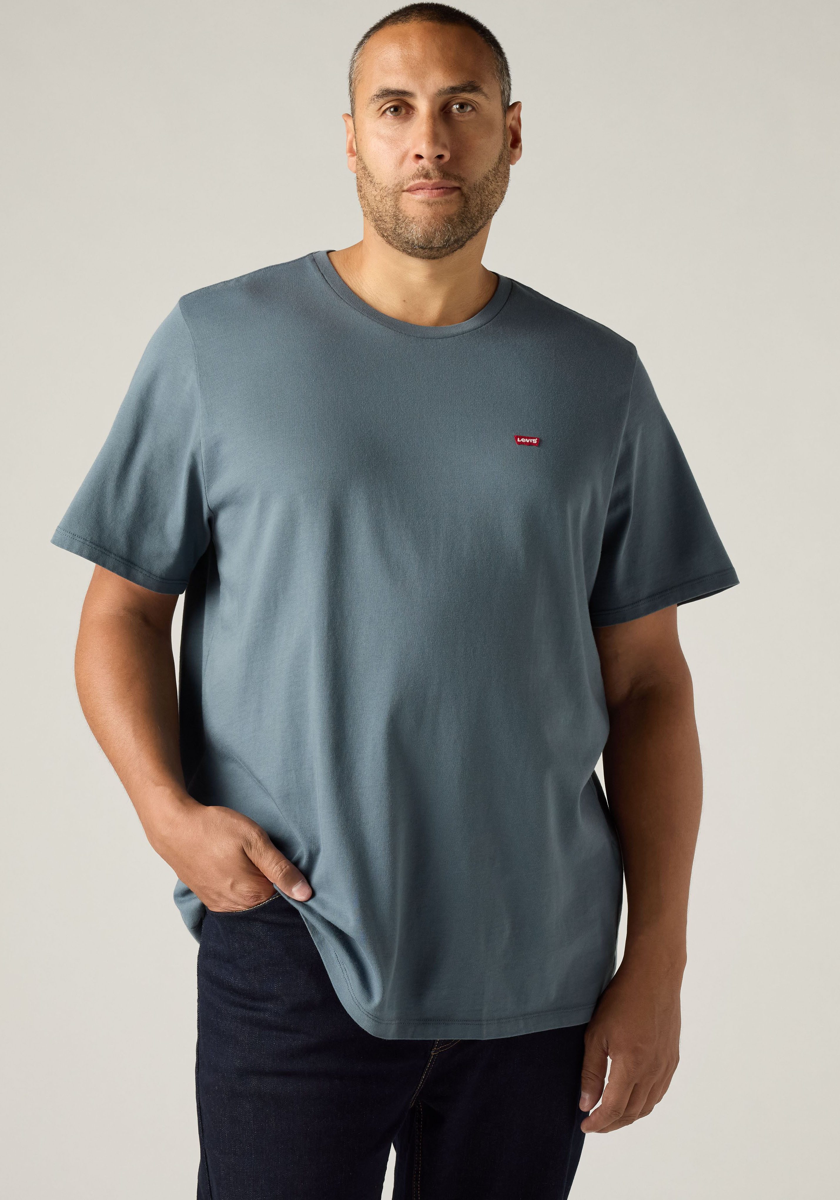Levi's® Plus T-Shirt LE BIG ORIGINAL HM TEE mit Logo Stickerei