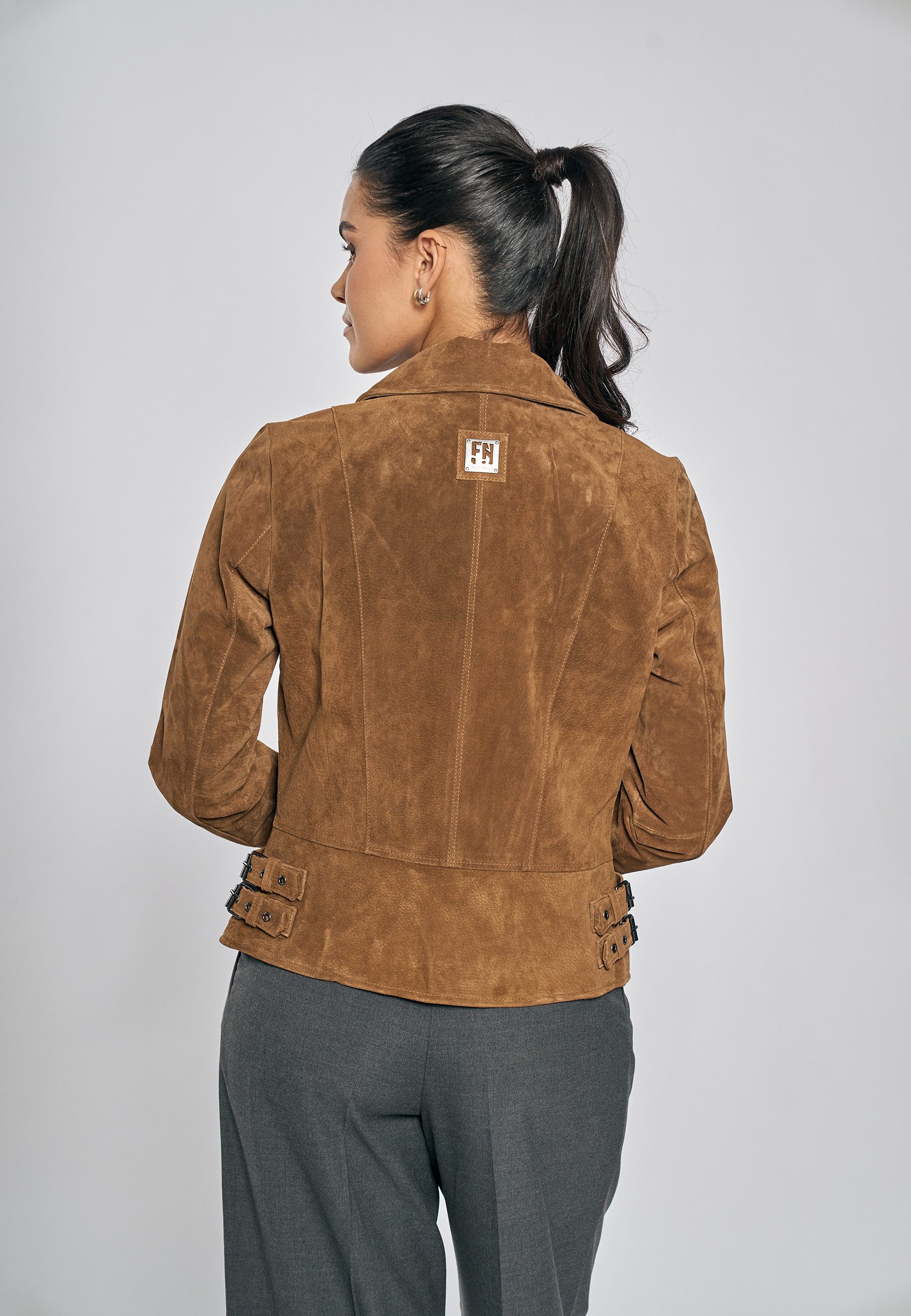 Freaky Nation Lederjacke Taxi Driver-FN