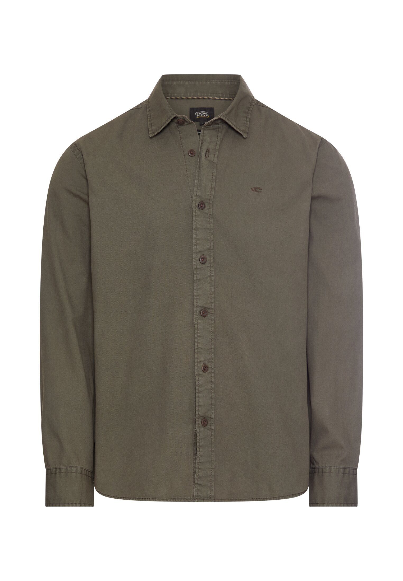 camel active Langarmhemd im Jeans-Look