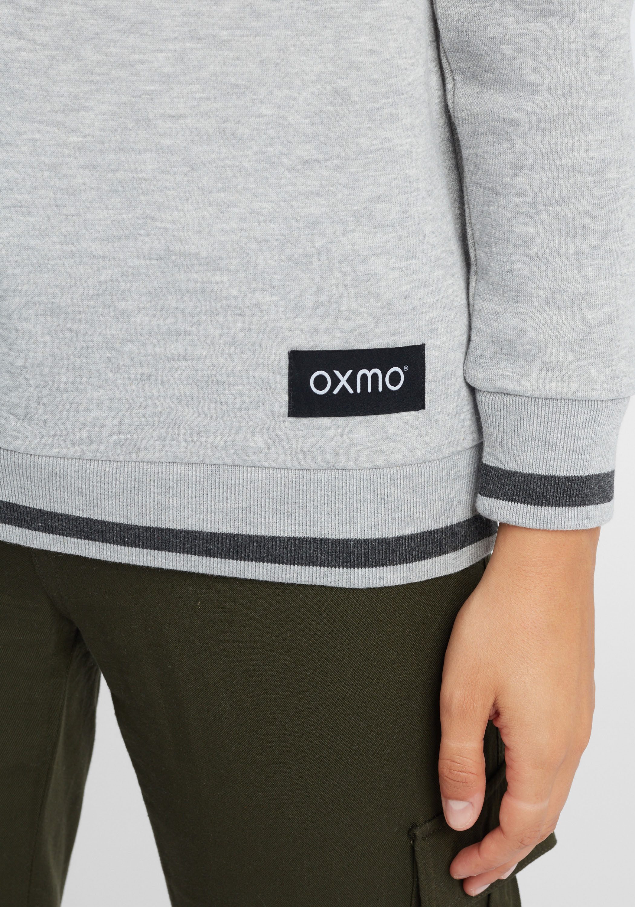 OXMO Hoodie OXOmara Kapuzenpullover mit Reißverschluss