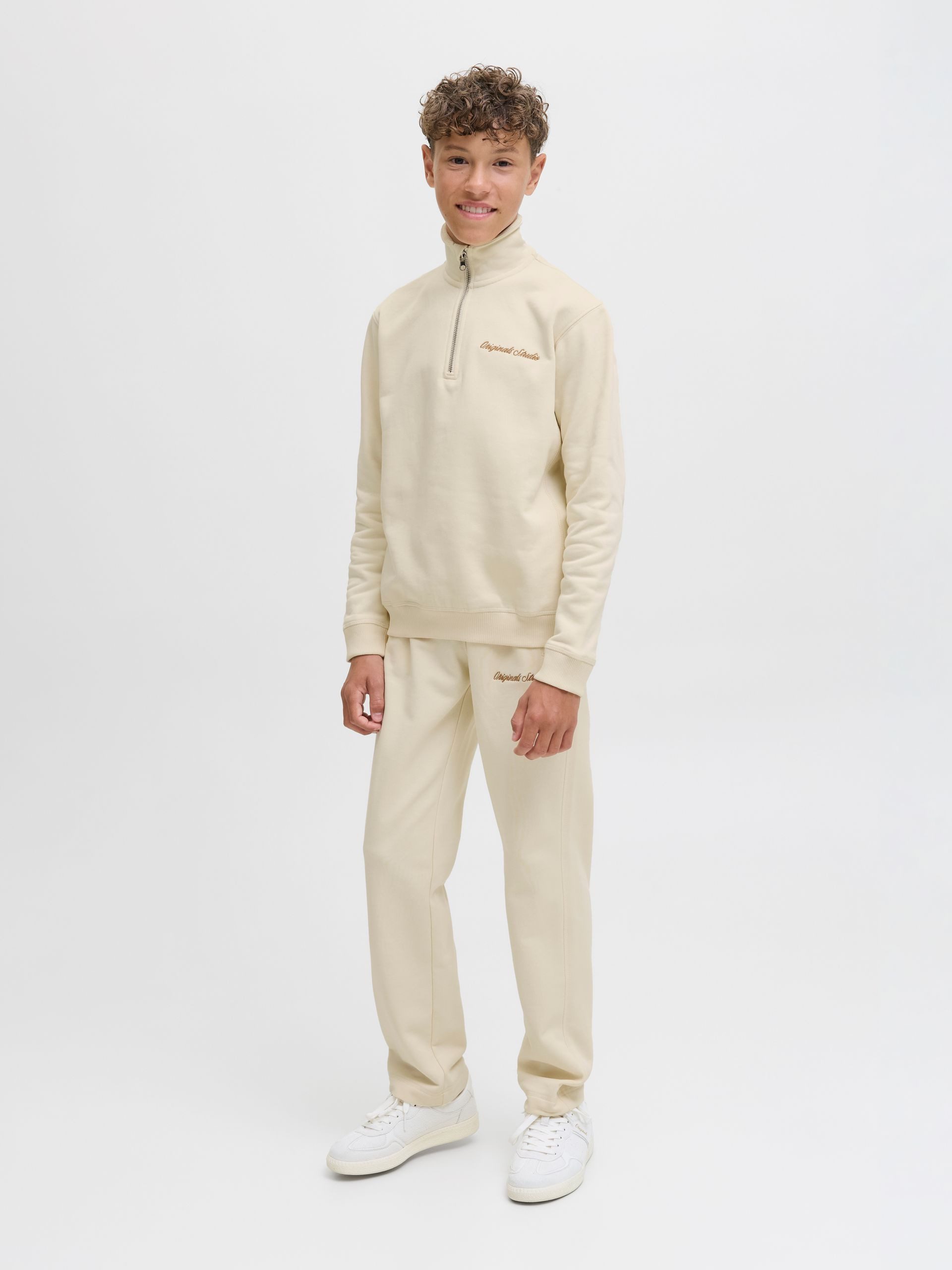 Jack & Jones Junior Sweatshirt JORNORREBRO EMB SWEAT HIGH NECK JNR