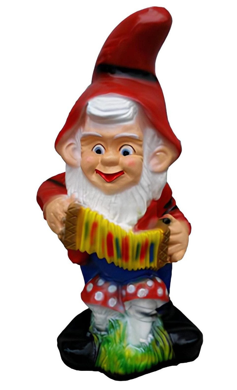 Xlmoebel Gartenzwerg 70cm großer Gartenzwerg, handbemalte Gartenfigur Dekoration Statue, (Skulptur), Hergestellt in Europa