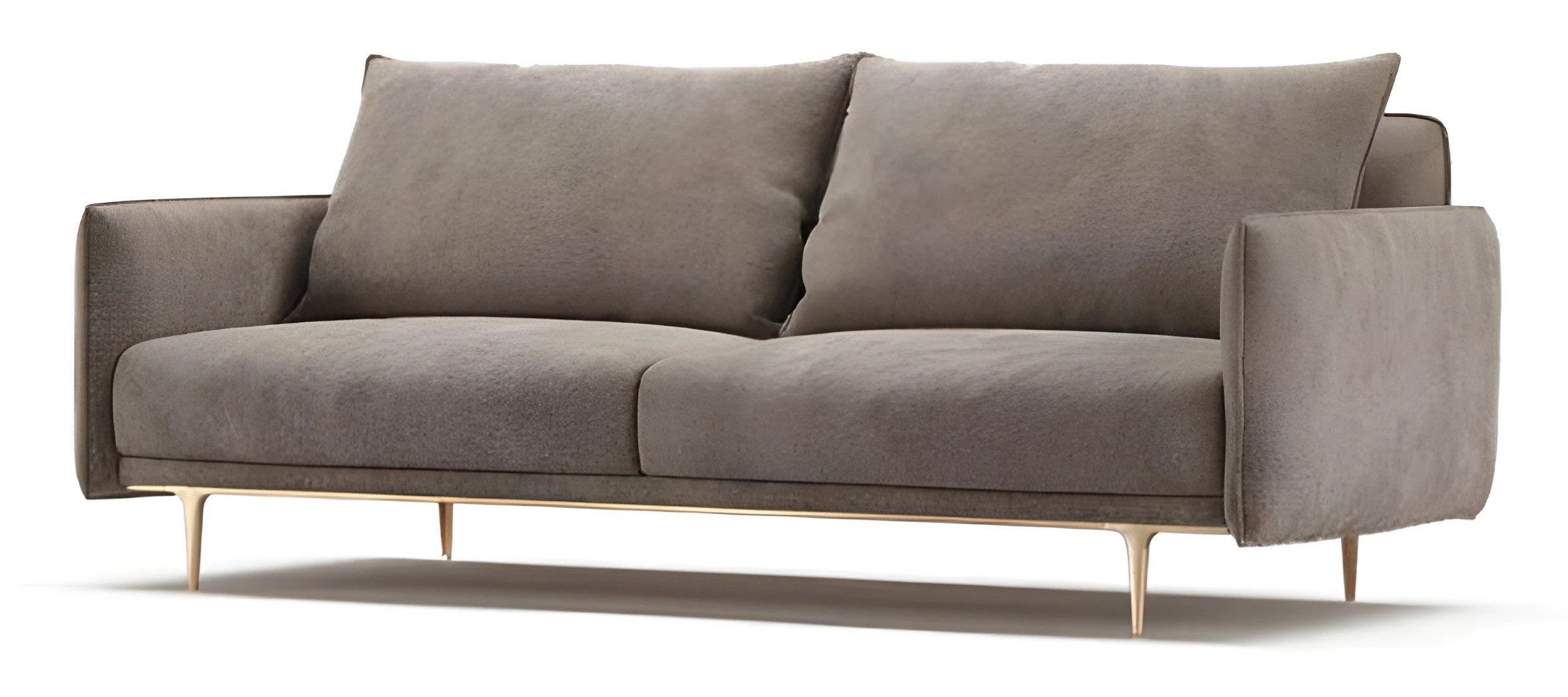 JVmoebel 3-Sitzer Elegantes graues Stoffsofa im modernen Design für Ihr Wohnzimmer, 1 Teile, Made in Europe