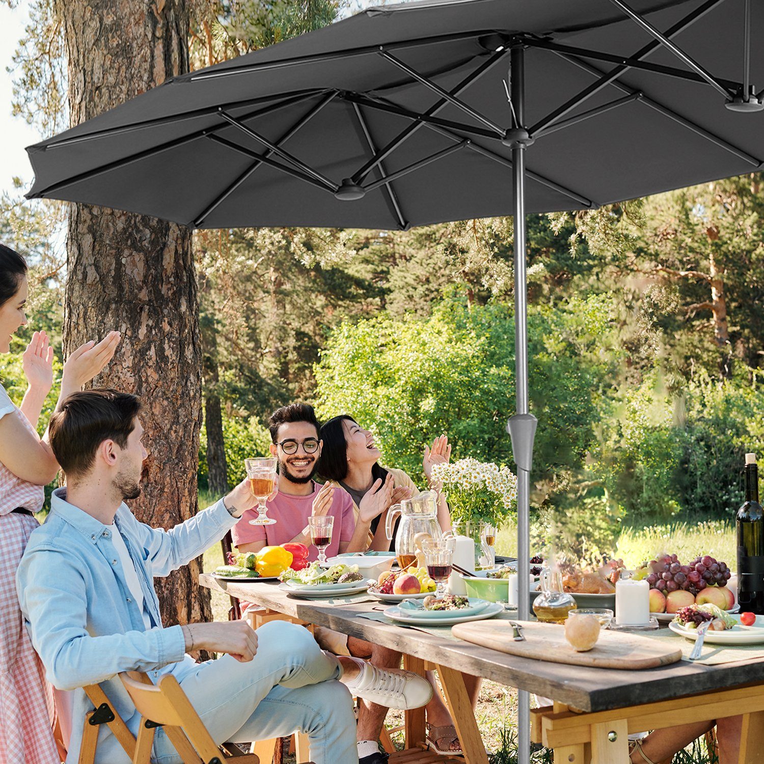Sekey Sonnenschirm 300 x 160 cm günstig online kaufen
