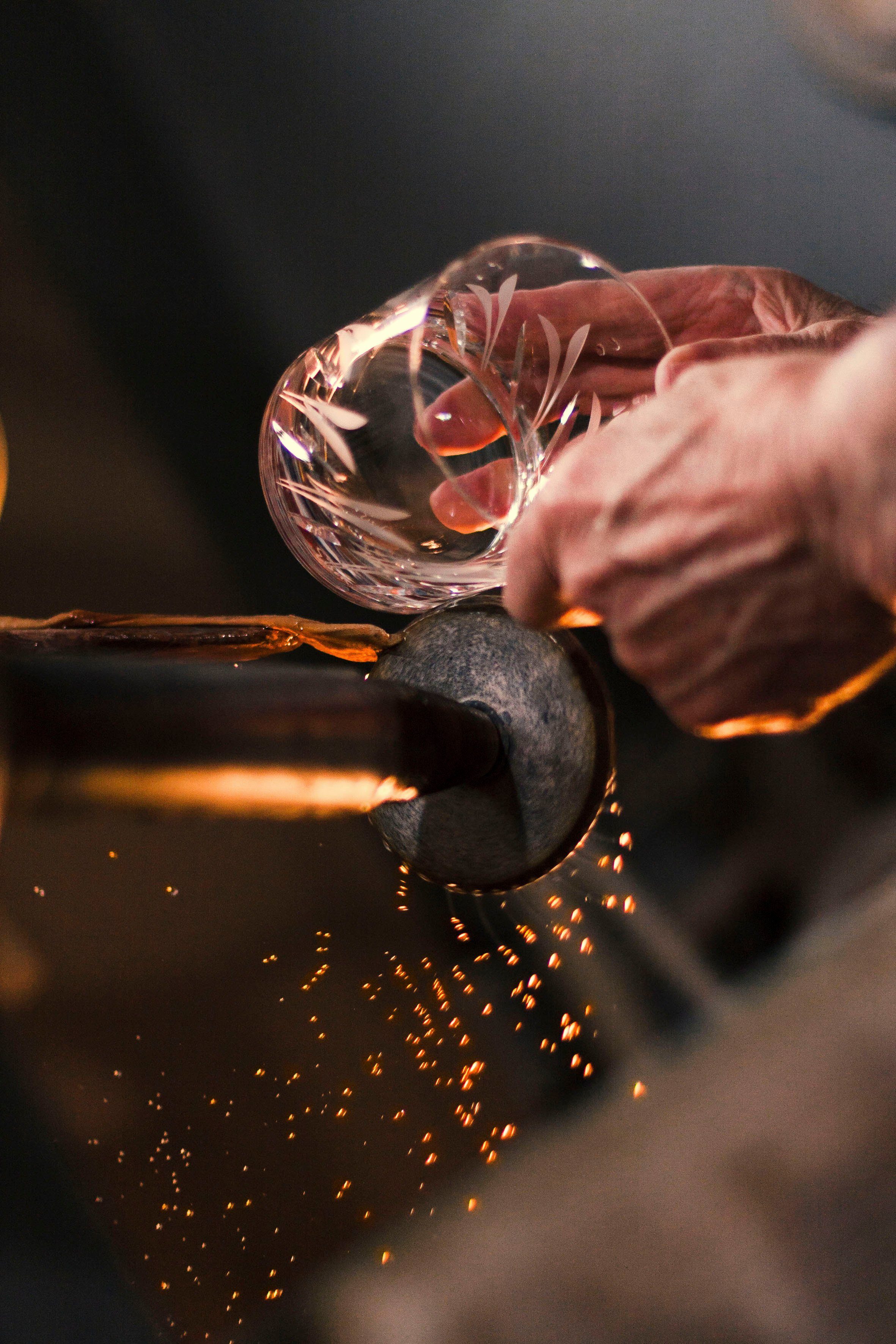 Eisch Germany Whiskyglas GENTLEMAN, 2-tlg., Kristallglas, Handarbeit, geschliffen, 400 ml, 2-teilig, Made in Germany