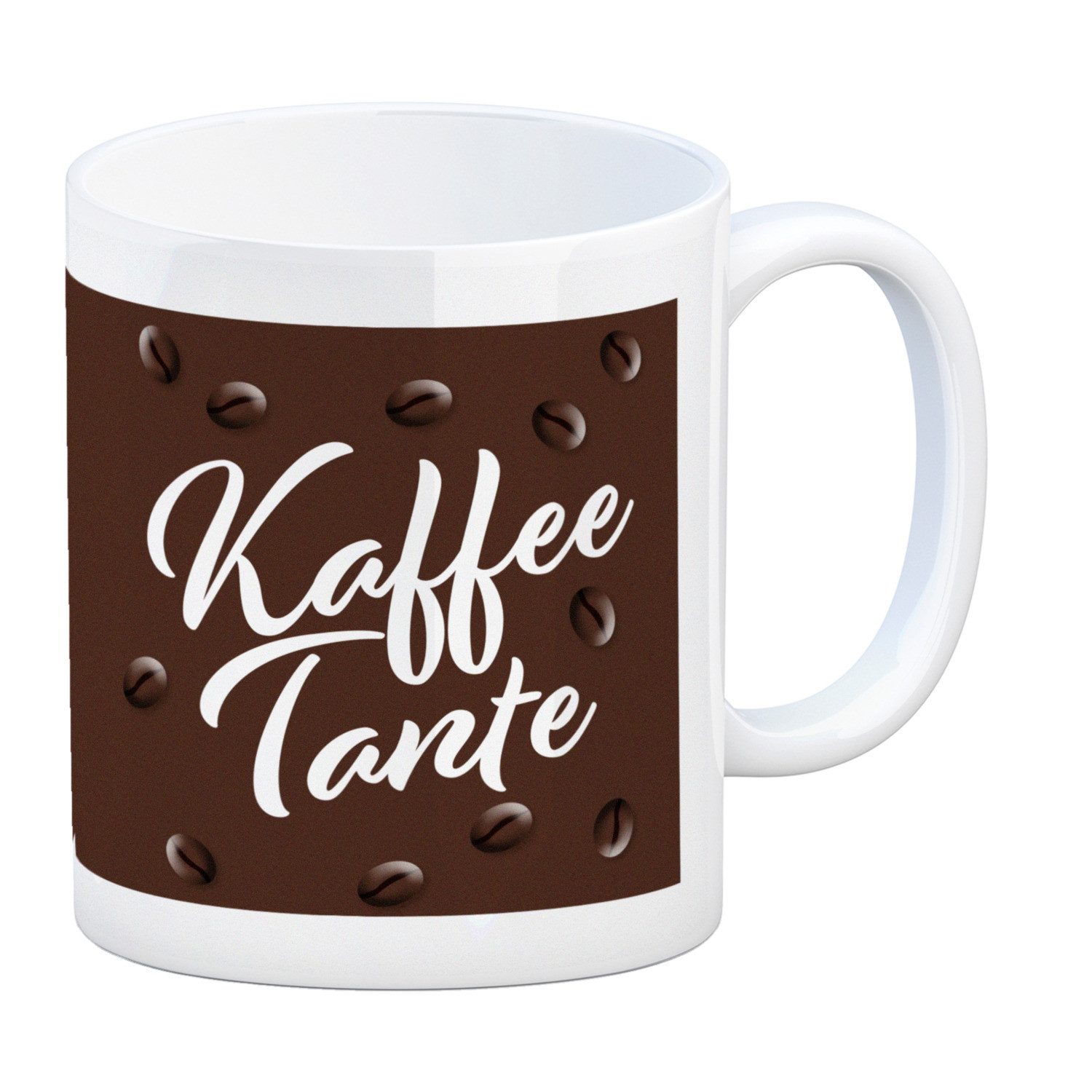 Tasse Kaffeetante Kaffeebecher zum Thema Koffeinjunkie