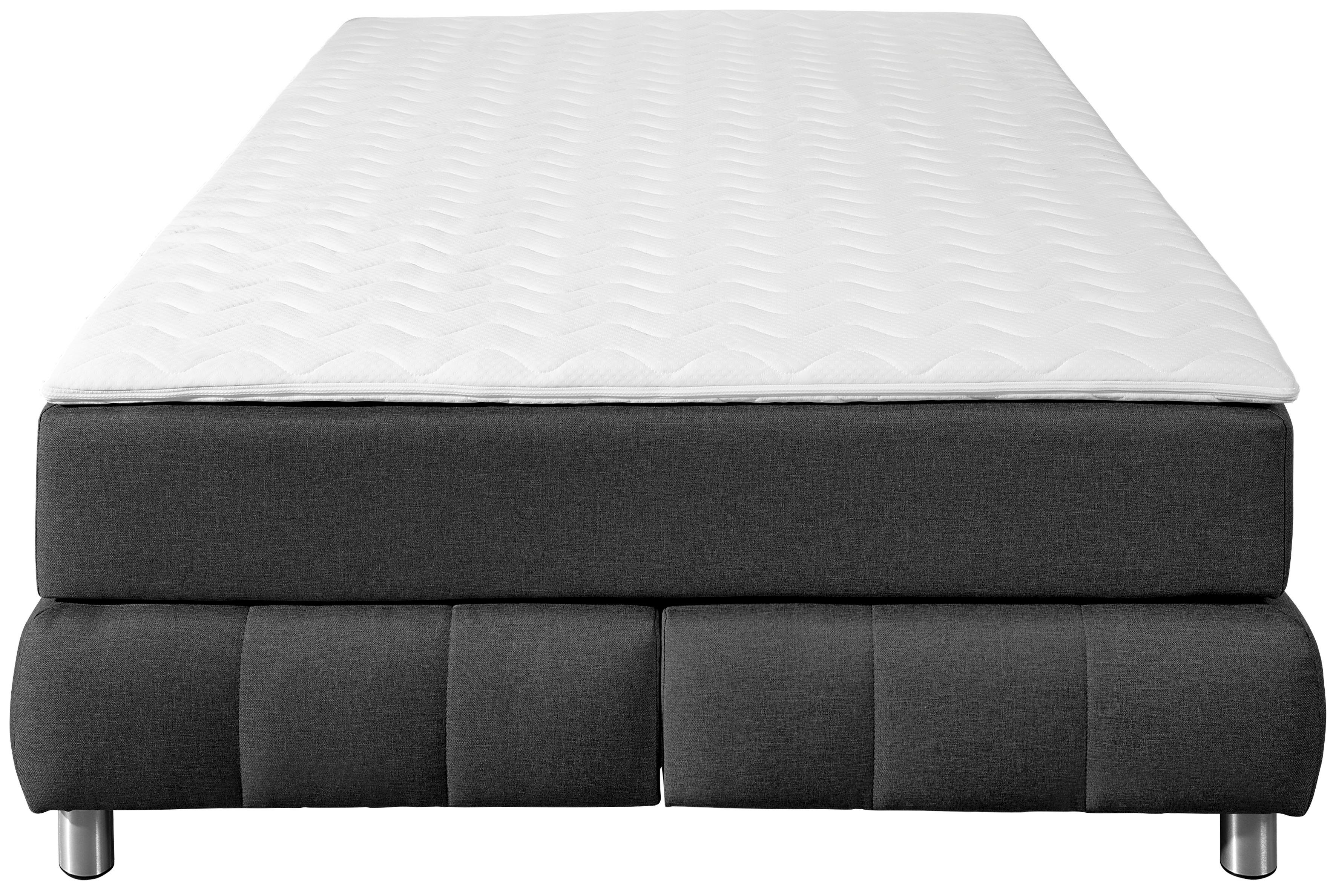 Home affaire Boxspringbett Salo, Ohne Kopfteil, inkl. Topper, auch in Überlänge 220 cm