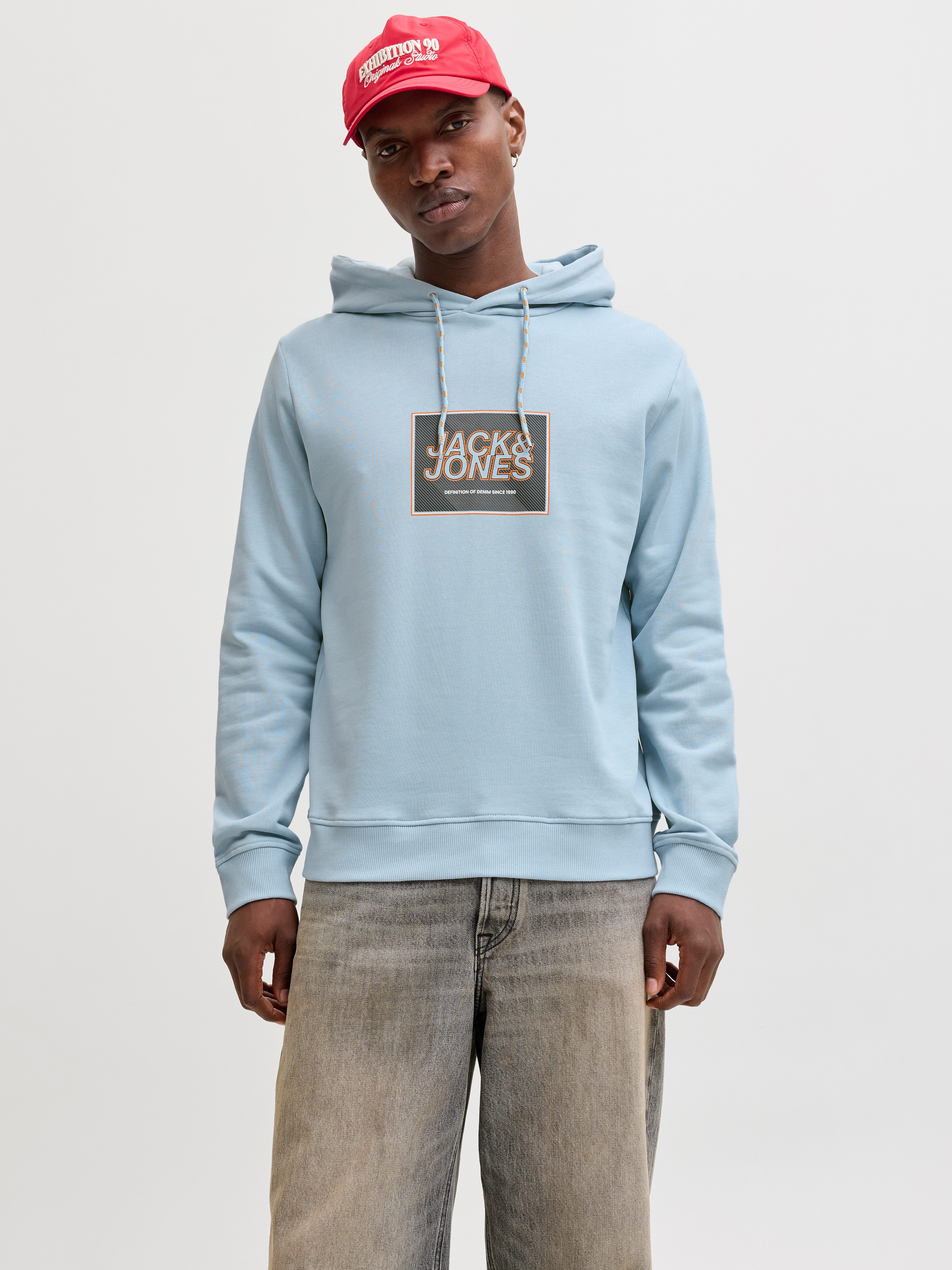 Jack & Jones Kapuzensweatshirt JJRAIN SWEAT HOOD UNB