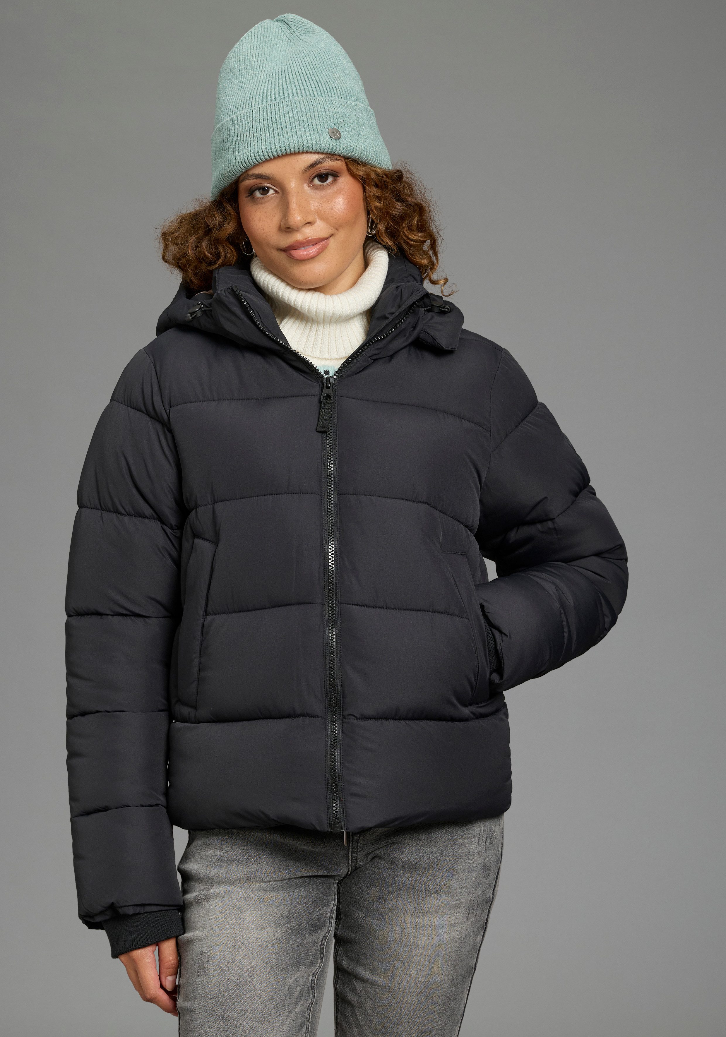 KangaROOS Steppjacke Puffer Jacke mit Kapuze