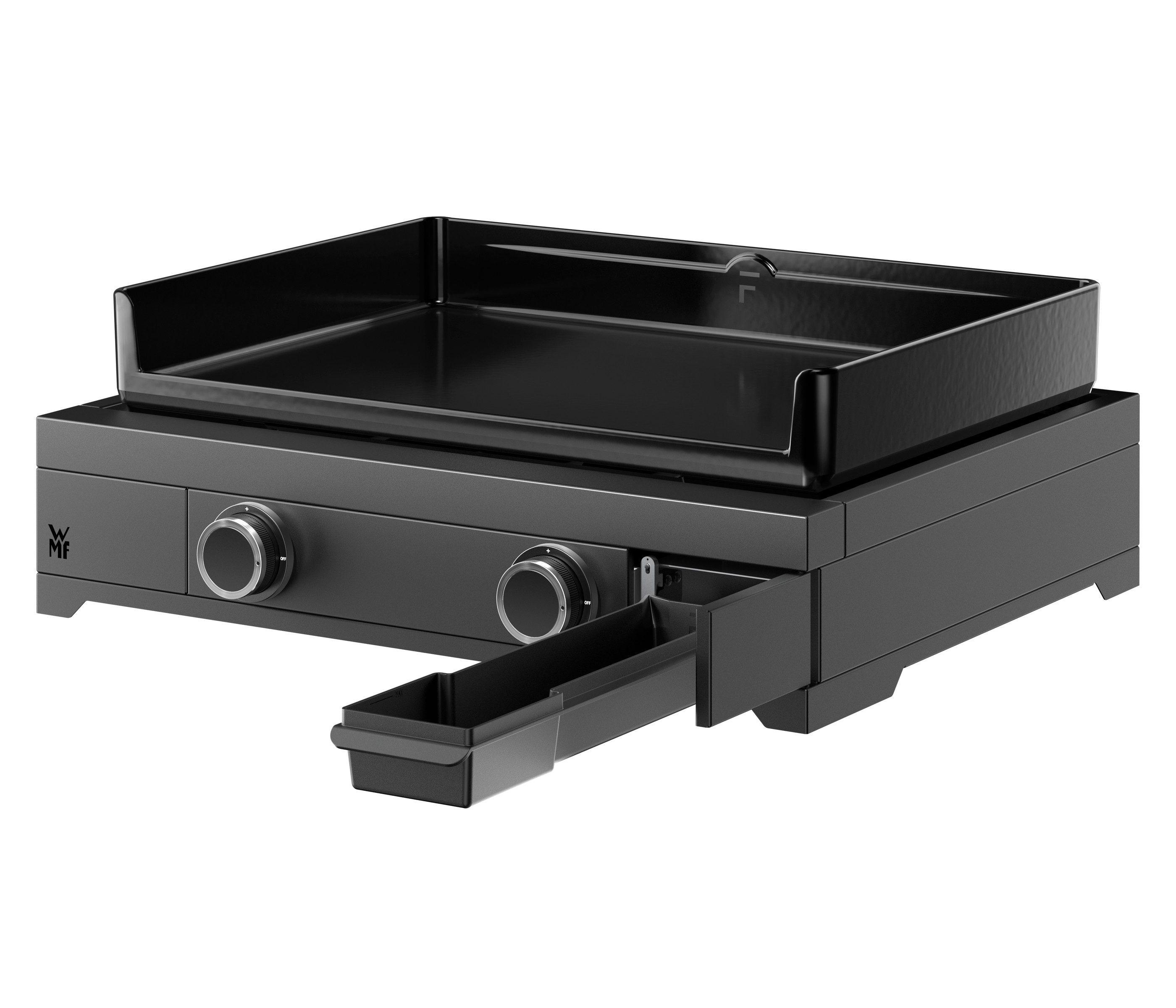 WMF Gasgrill Gasgrill Plancha Edition 75G, 7800 W, Grillfläche 75 x 40 cm, mit drei Kochzonen auf 75 cm Grillfläche