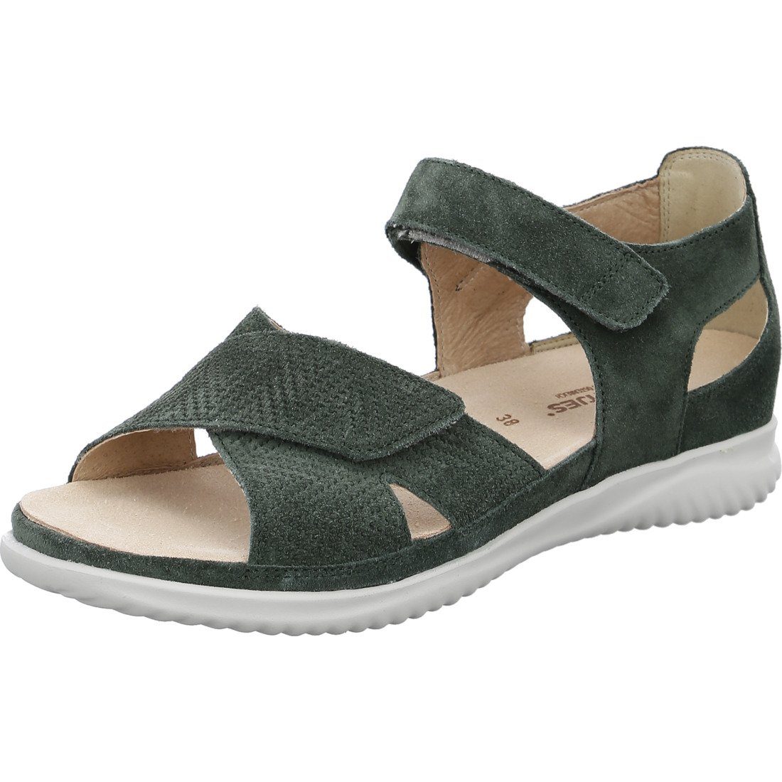 Hartjes Hartjes Schuhe, Sandalette Breeze - Velours Sandalette grün 048736