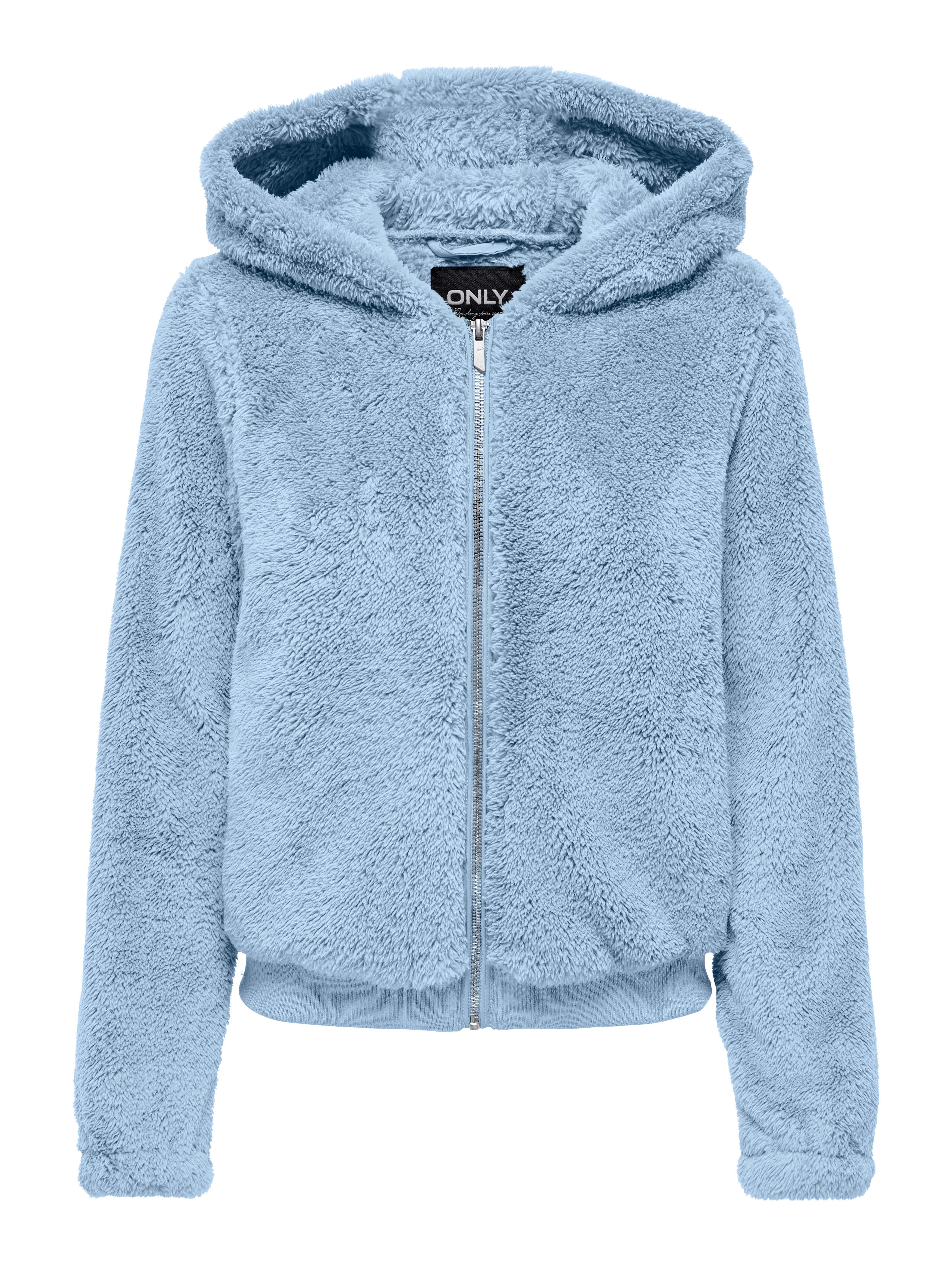 ONLY Kapuzenplüschjacke ONLNEWANNA CONTACT SHERPA JKT OTW NOOS Kunstfaser günstig online kaufen