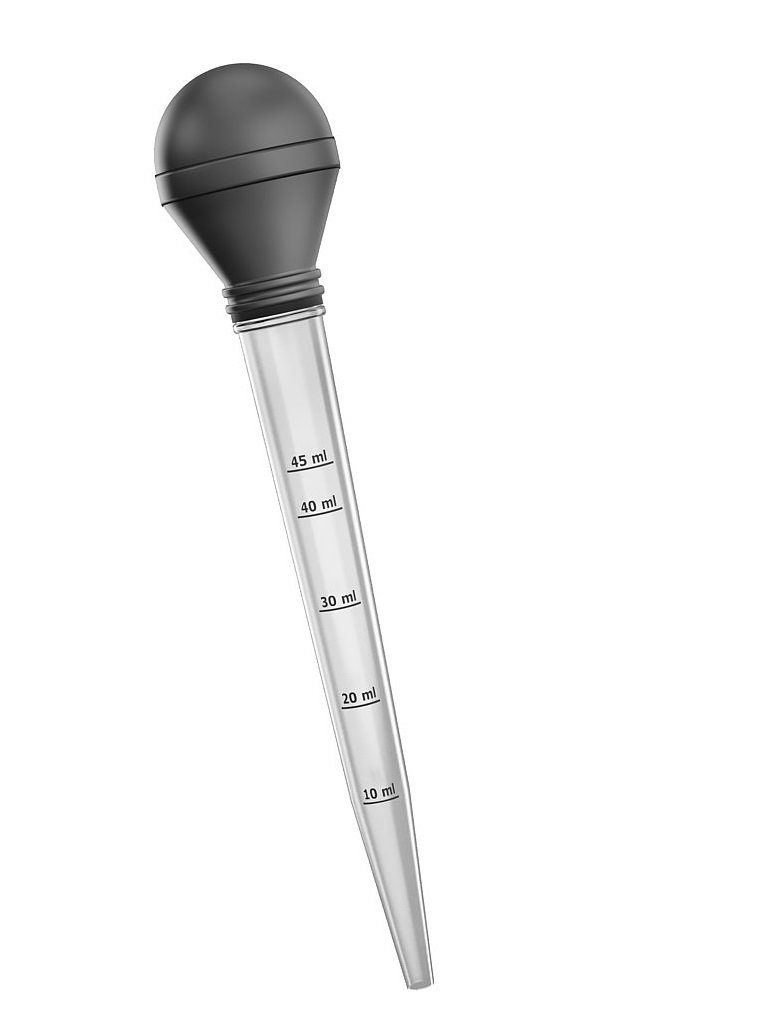 Aquariendeko Arka Multifunktions-Pipette m. Reinigunsbürste - Füllvolumen 50 ml -