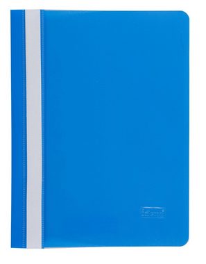 Idena Hefter Idena 307863 - Schnellhefter für DIN A5, aus Kunststoff, 2 x blau/weiß
