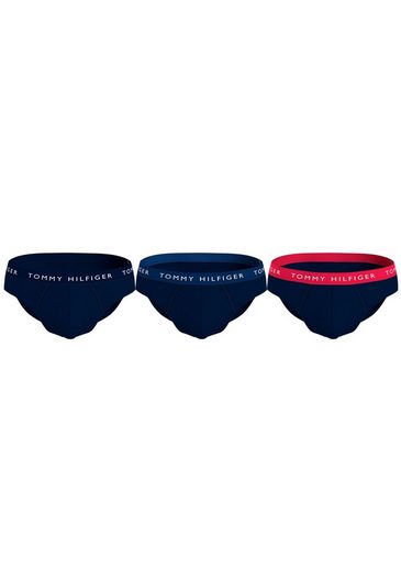 Tommy Hilfiger Underwear Slip (3 Stück) mit kontrastfarbenem Wäschebund