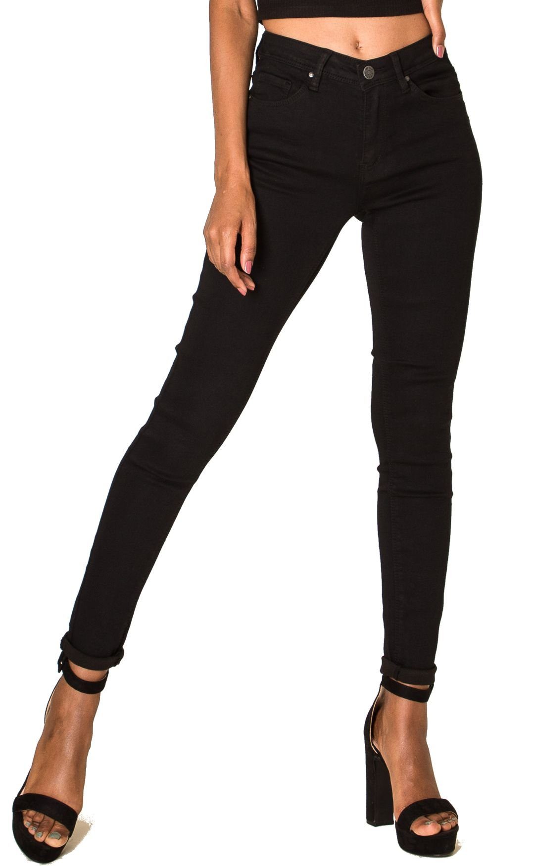 Simply Chic Skinny Fit Jeans 2949 Damen Push Up Hose Treggings Online