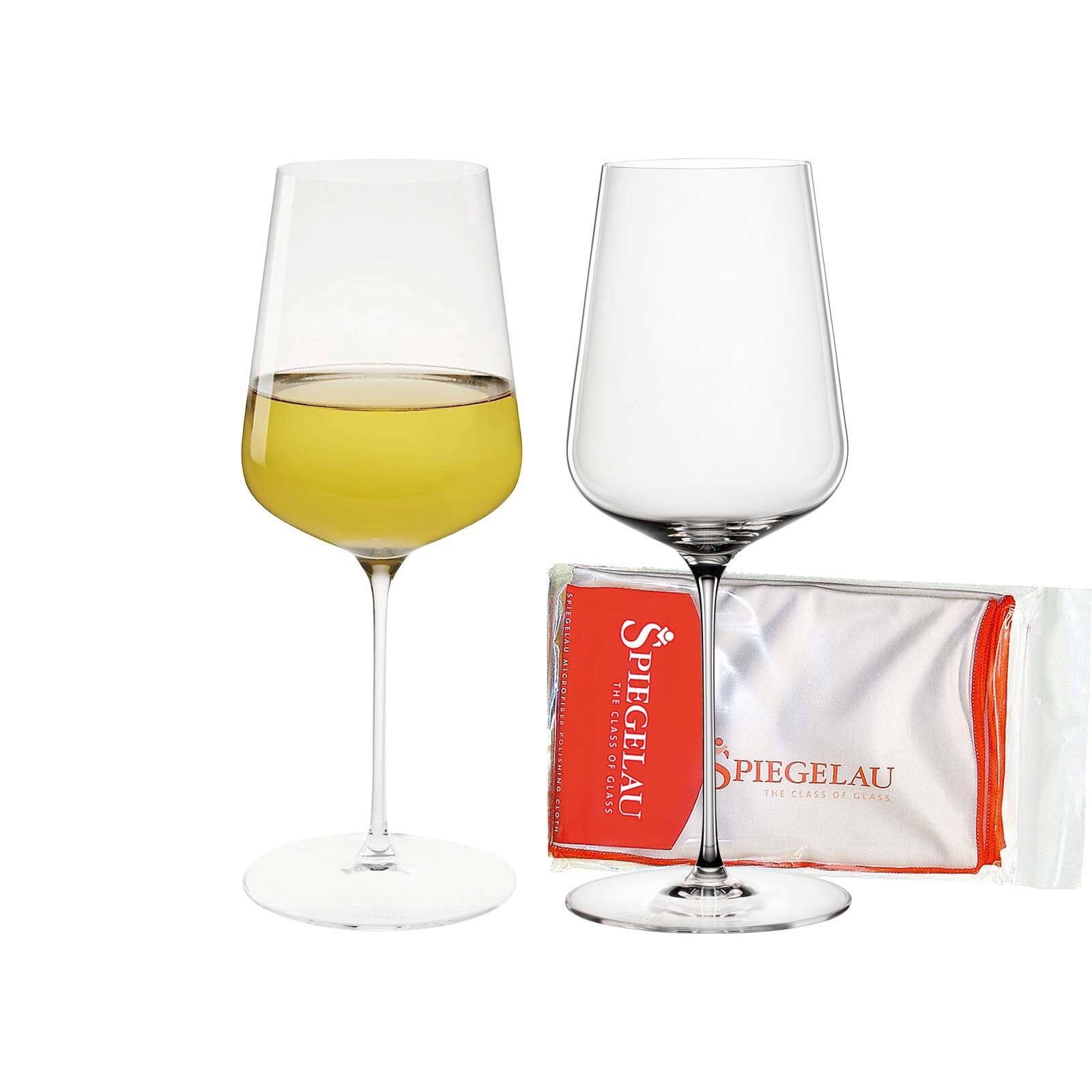 SPIEGELAU Weinglas Definition Universalgläser + Poliertuch 550 ml, 2-tlg., Glas