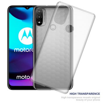 Cadorabo Handyhülle Motorola MOTO E20 / E30 / E40 Motorola MOTO E20 / E30 / E40, Flexible TPU Silikon Handy Schutzhülle - Hülle - ultra slim