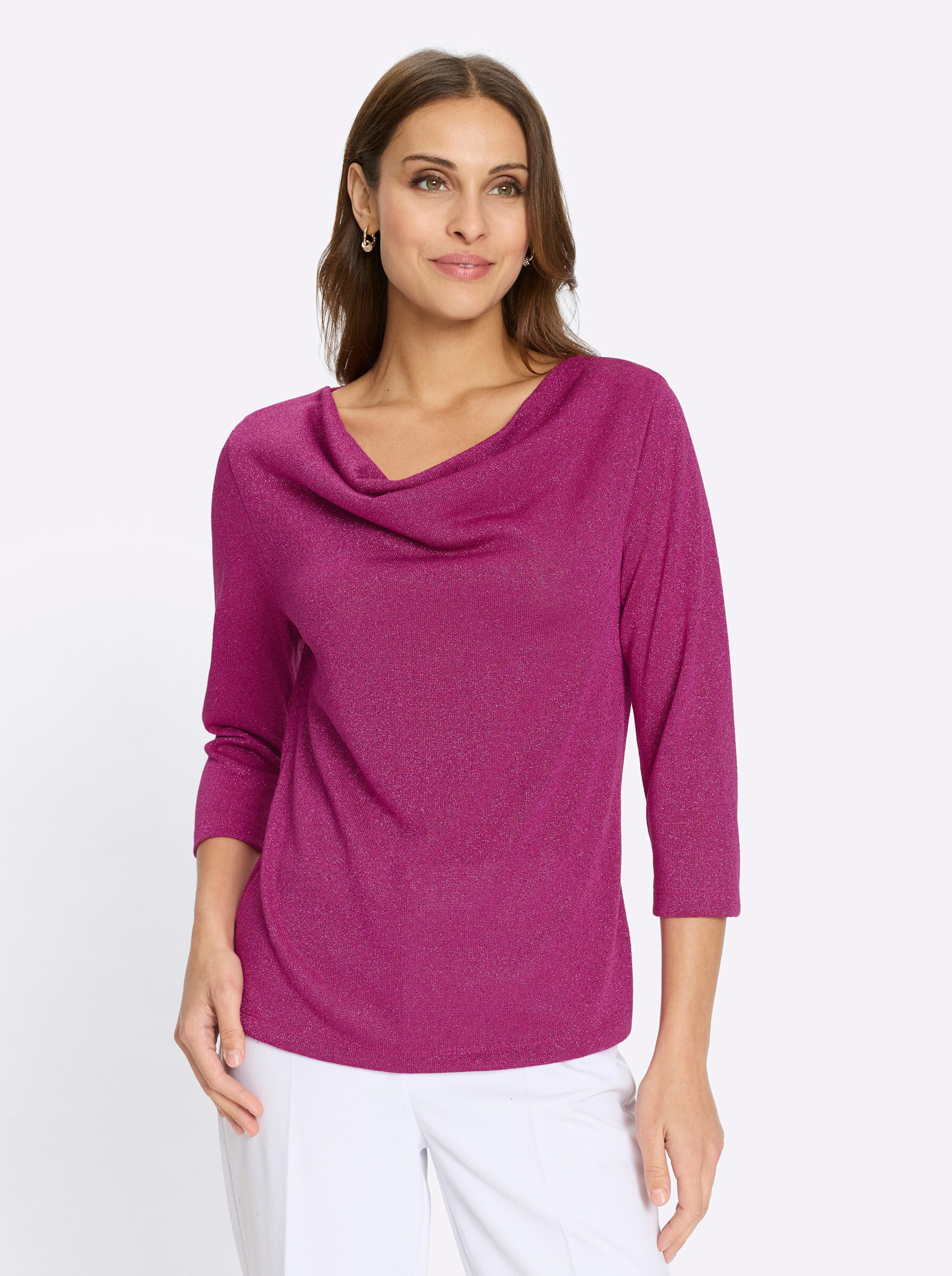 Witt T-Shirt Wasserfallshirt Kurzarm