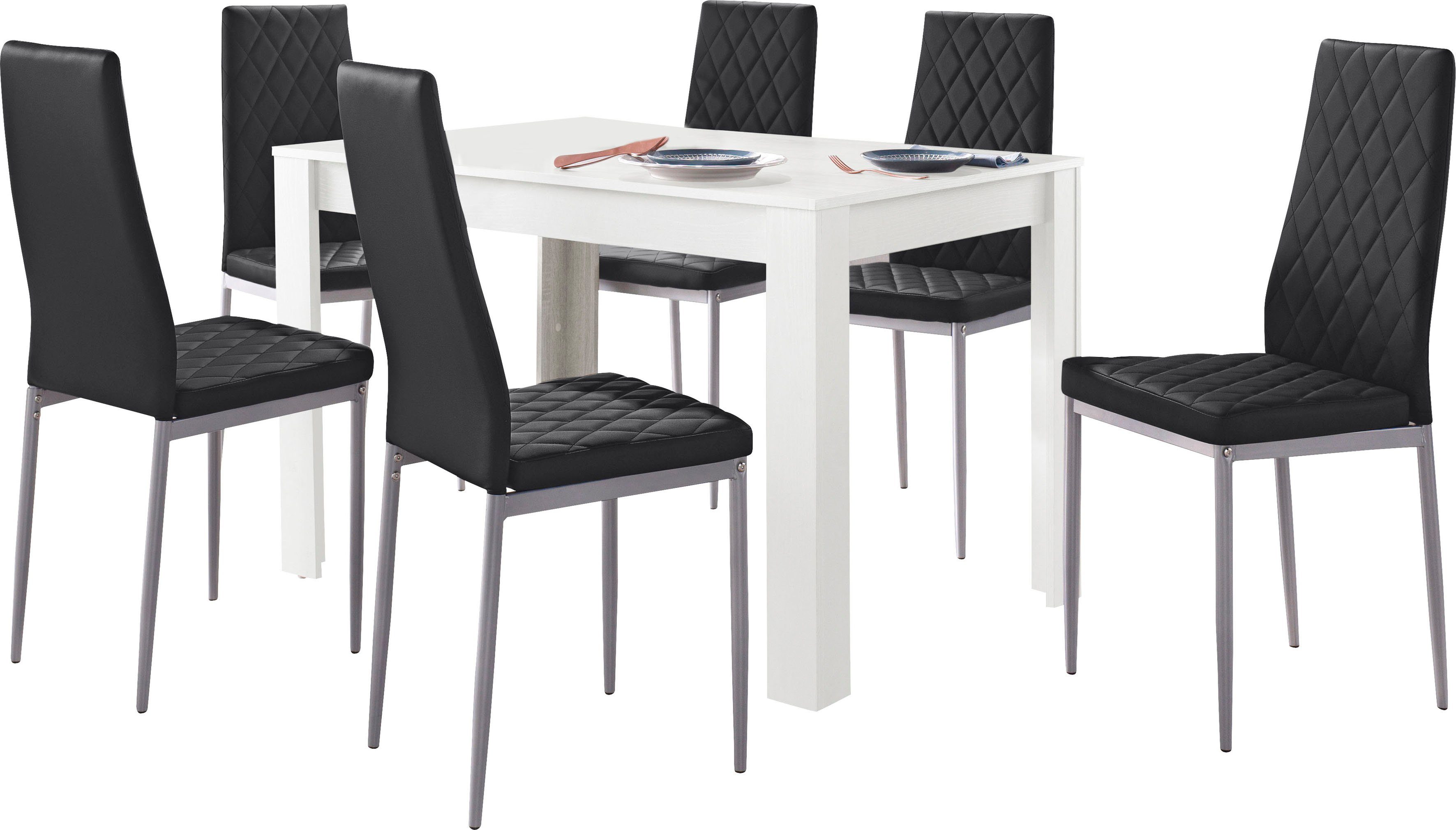 INOSIGN Essgruppe TOPSELLER! Tisch, Stuhl, OTTOs Choice, (Set, 5-tlg., 5tlg günstig online kaufen