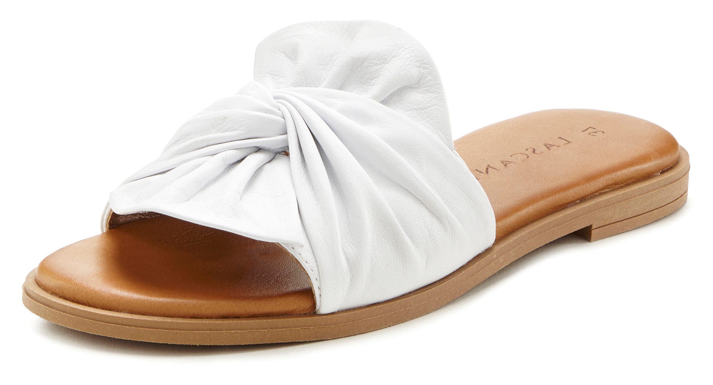 LASCANA Mule, Sandale, offener Schuh, Sommerschuh, Pantolette aus Leder