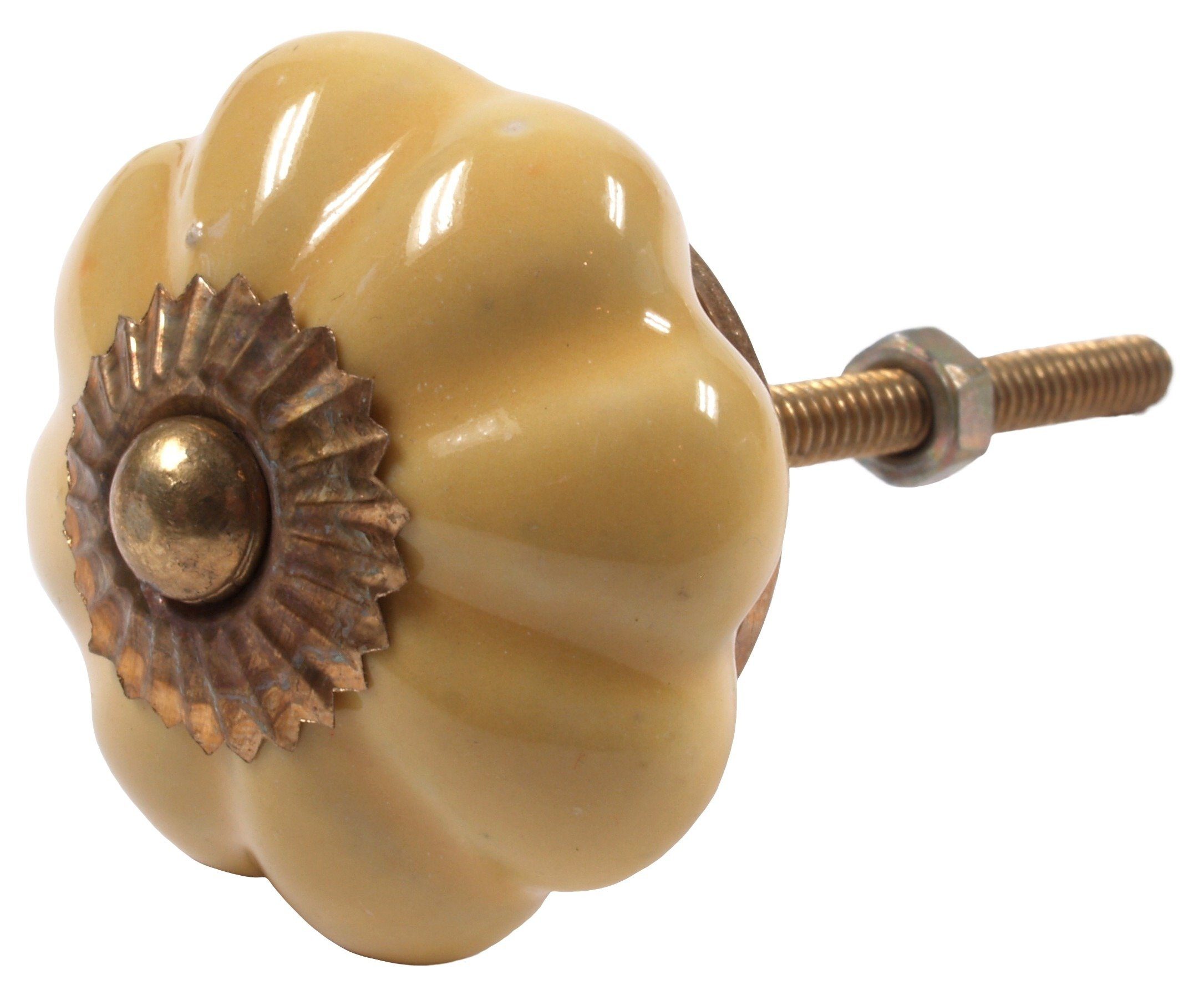 Guru-Shop Möbelknopf Kleiner Möbelknopf Rose aus Keramik, Möbelknauf..