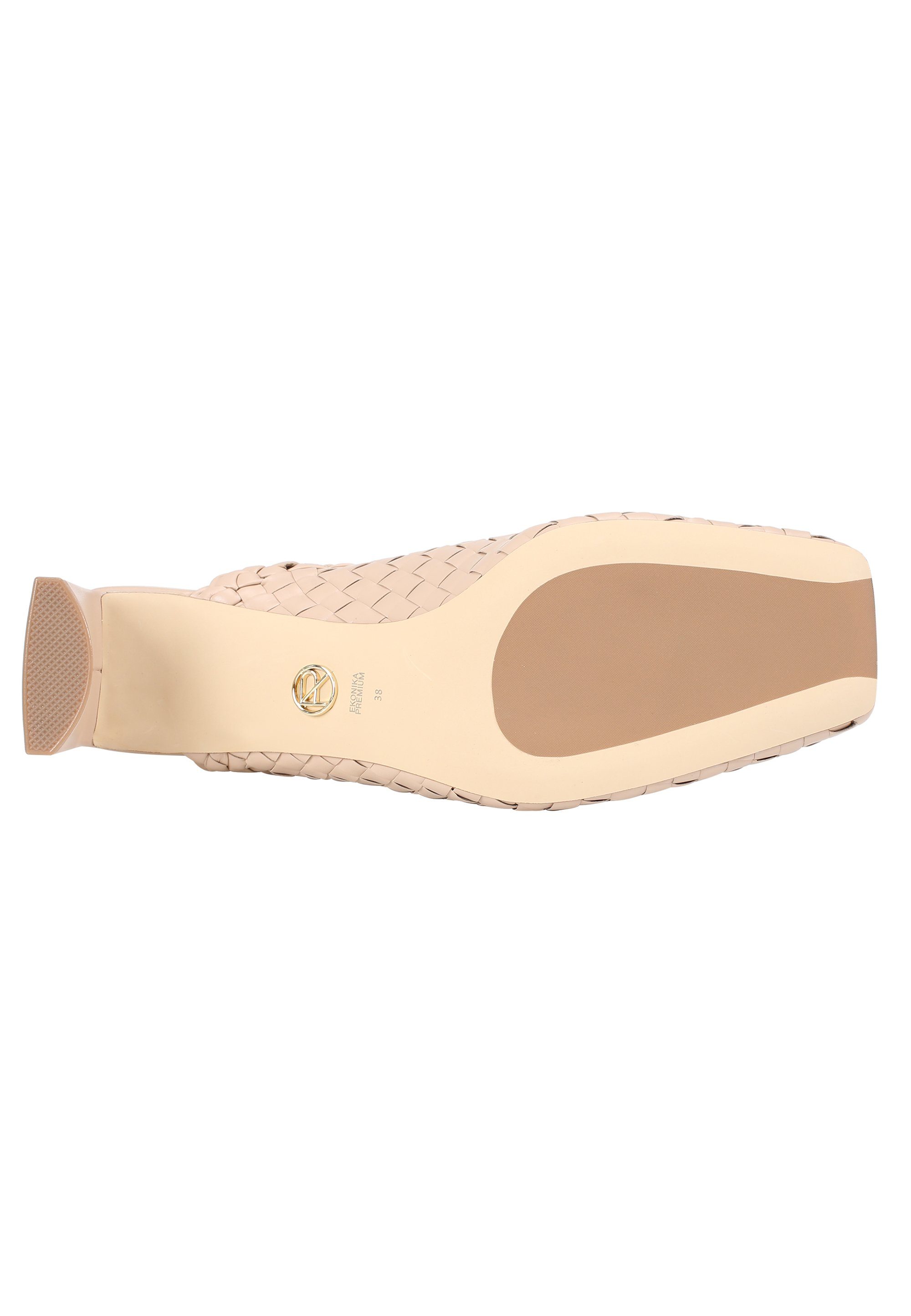 ekonika Pumps in tollem Flechtdesign