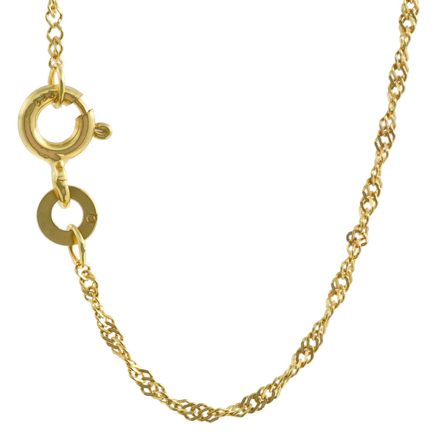 HOPLO Goldkette Goldkette Singapurkette Länge 40cm günstig online kaufen