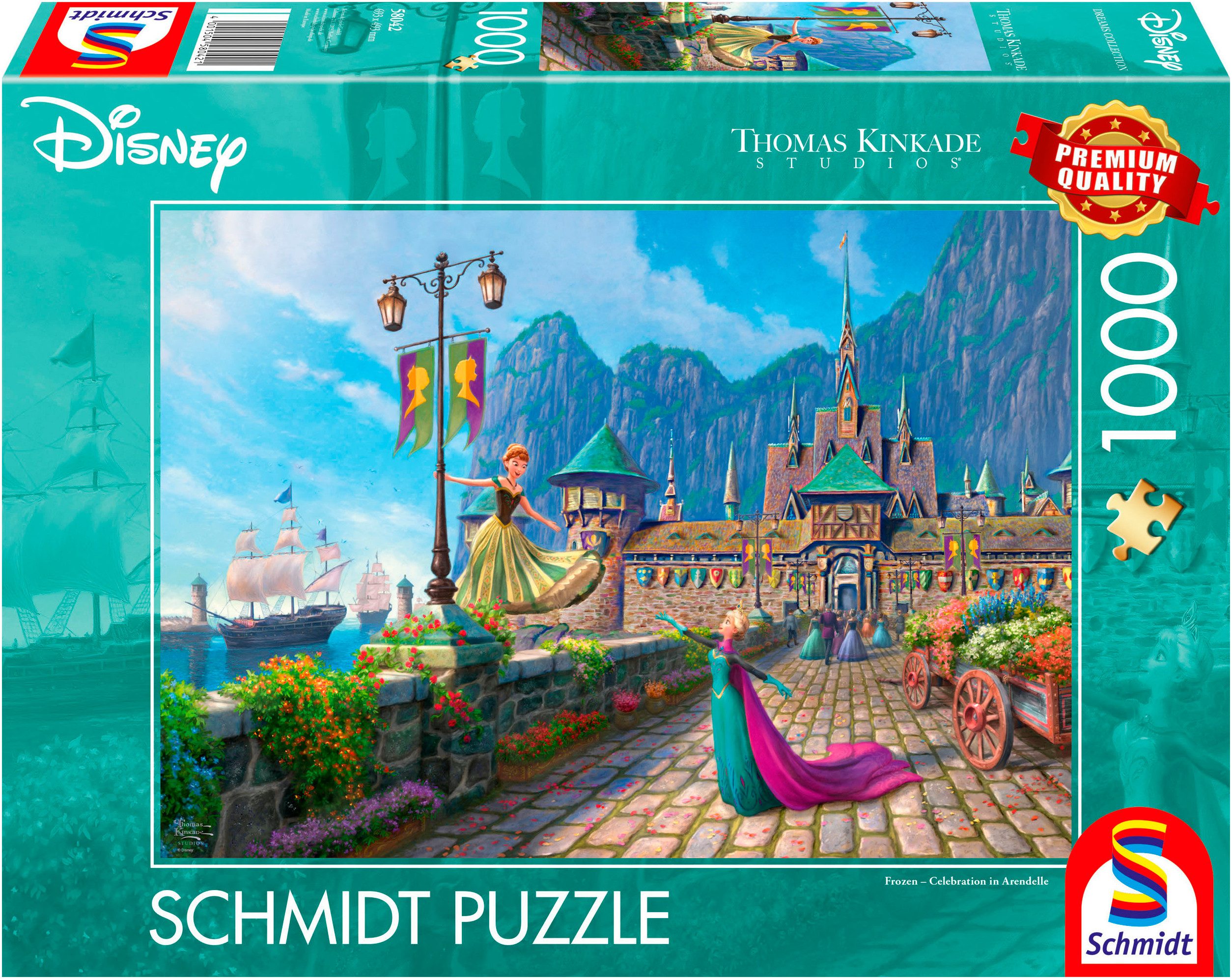 Schmidt Spiele Puzzle Disney, Frozen, Celebrating in Arendelle von Thomas K günstig online kaufen