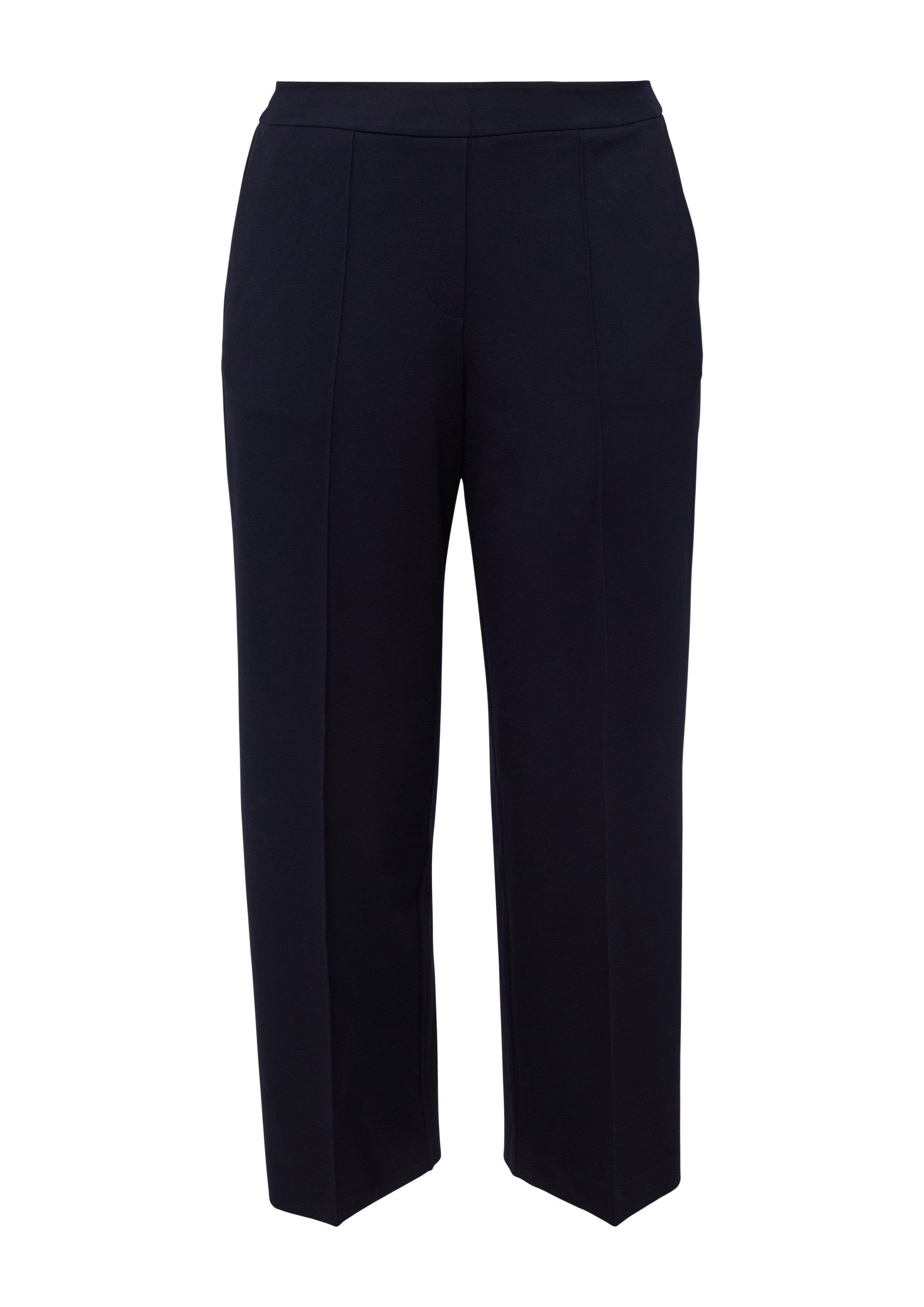 s.Oliver Chinos Hose Wide Leg Interlock-Hose mit Biesen günstig online kaufen