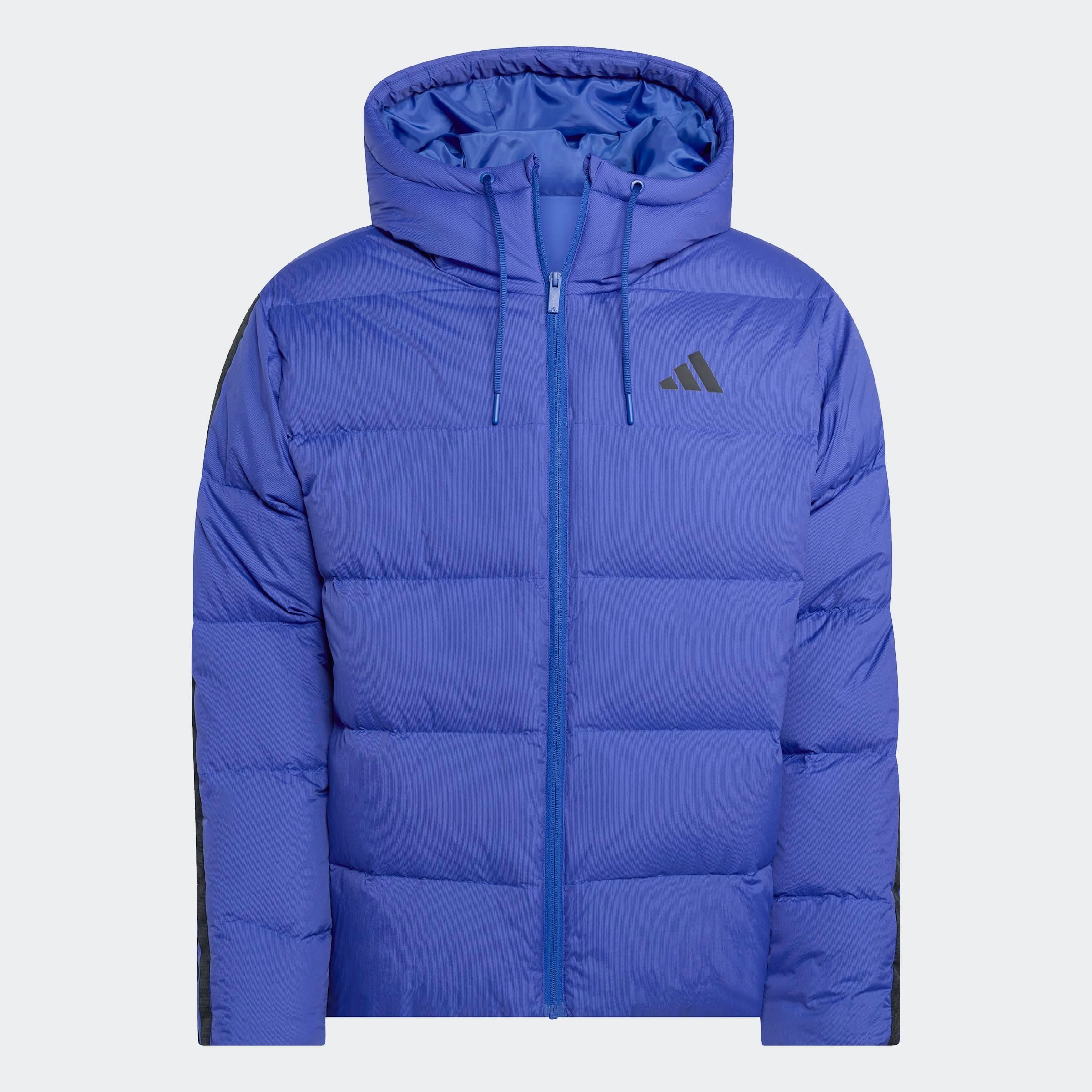 adidas Sportswear Winterjacke ESSENTIALS CLIMAWARM 3-STREIFEN PUFFER MIT KAPUZE