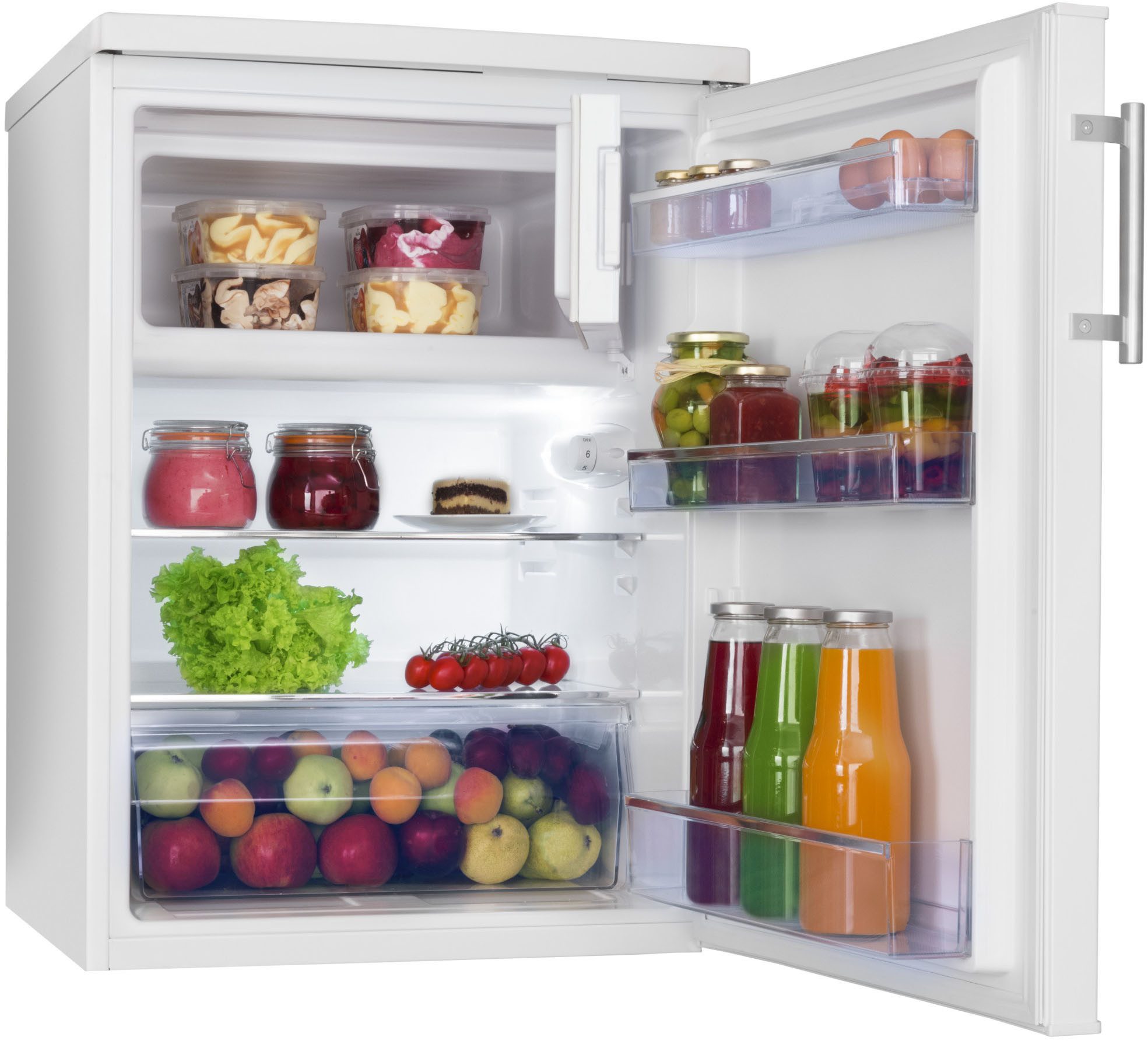 Amica Kühlschrank KS 361 120-1 W, 85 cm hoch, 60 cm breit – Bild 4 von 5